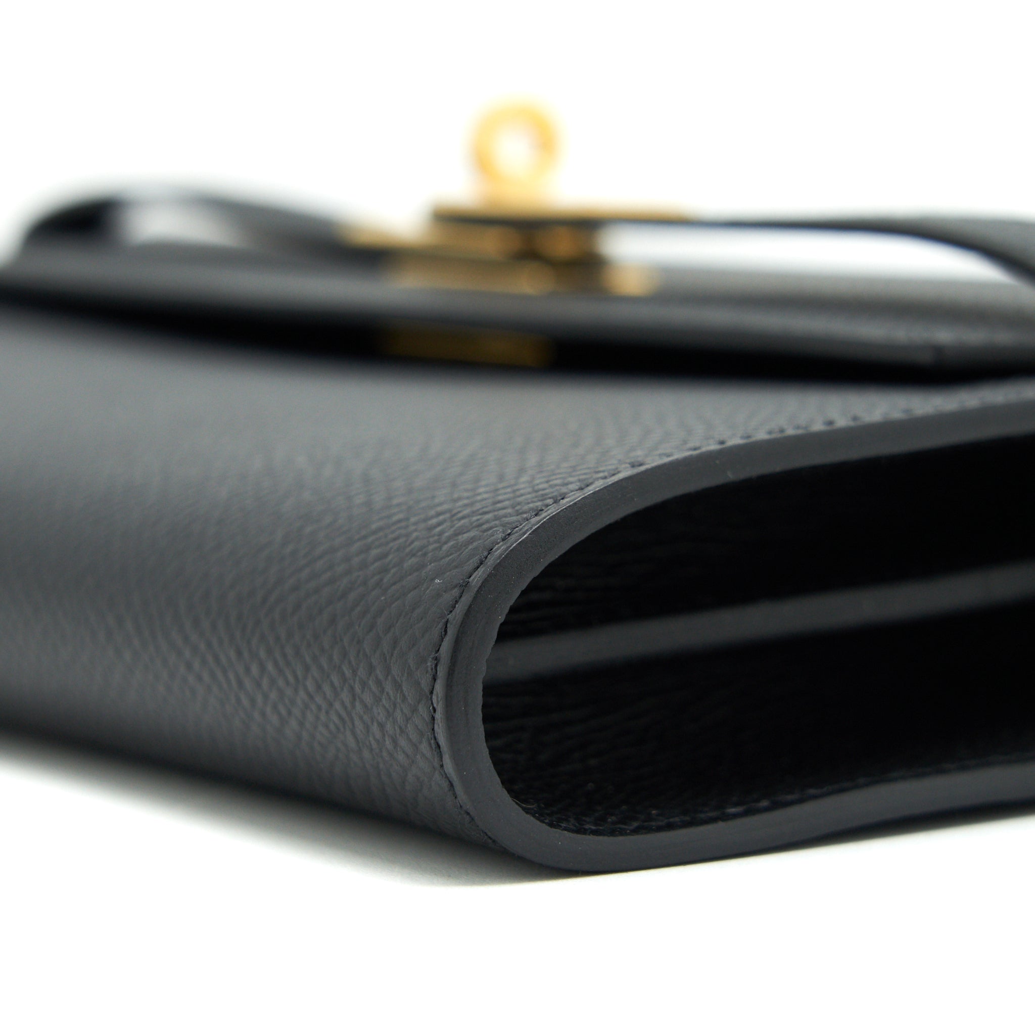 HERMES KELLY TO GO BLACK GHW