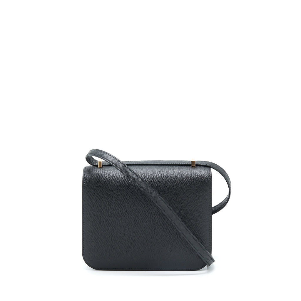 HERMES MINI CONSTANCE EPSOM BLACK RGHW