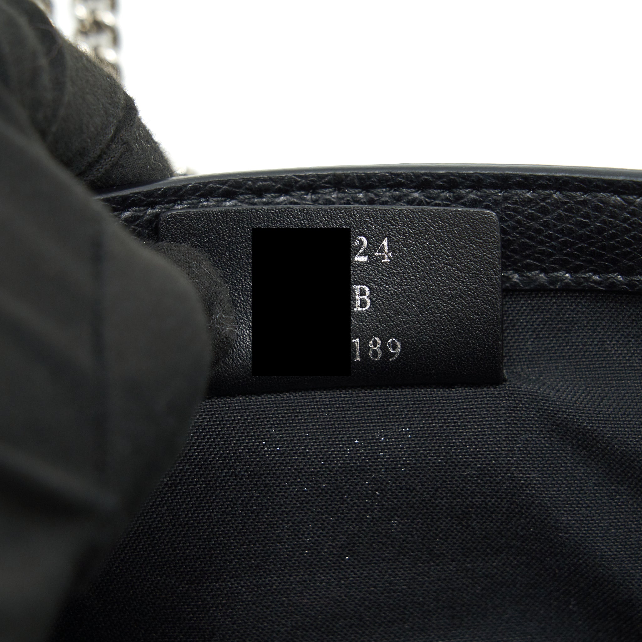 FENDI WALLET ON CHAIN BLACK SHW