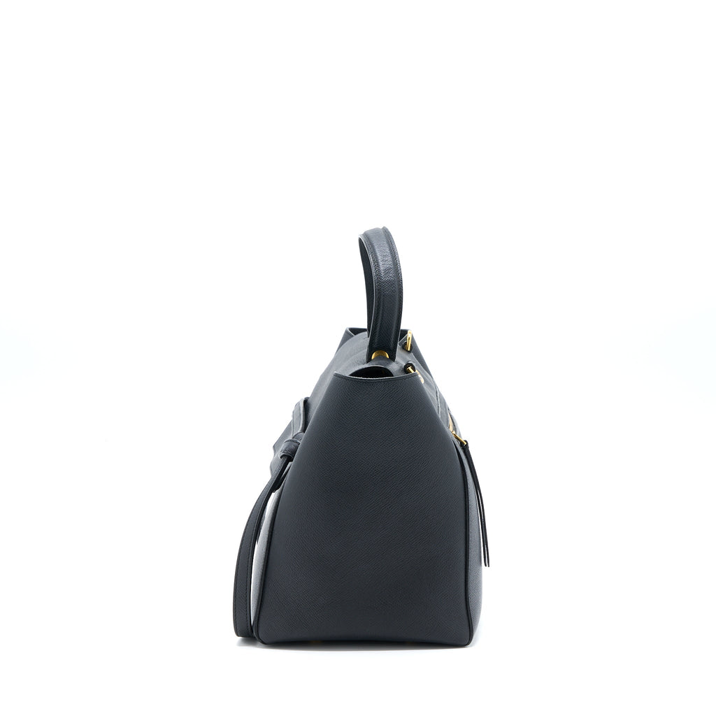 CELINE MINI BELT BAG GRAINED CALFSKIN BLACK GHW