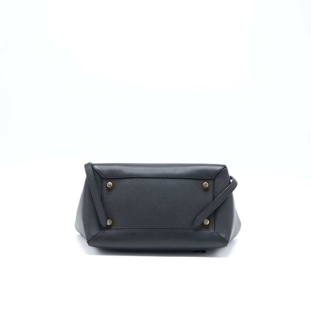 CELINE MINI BELT BAG GRAINED CALFSKIN BLACK GHW