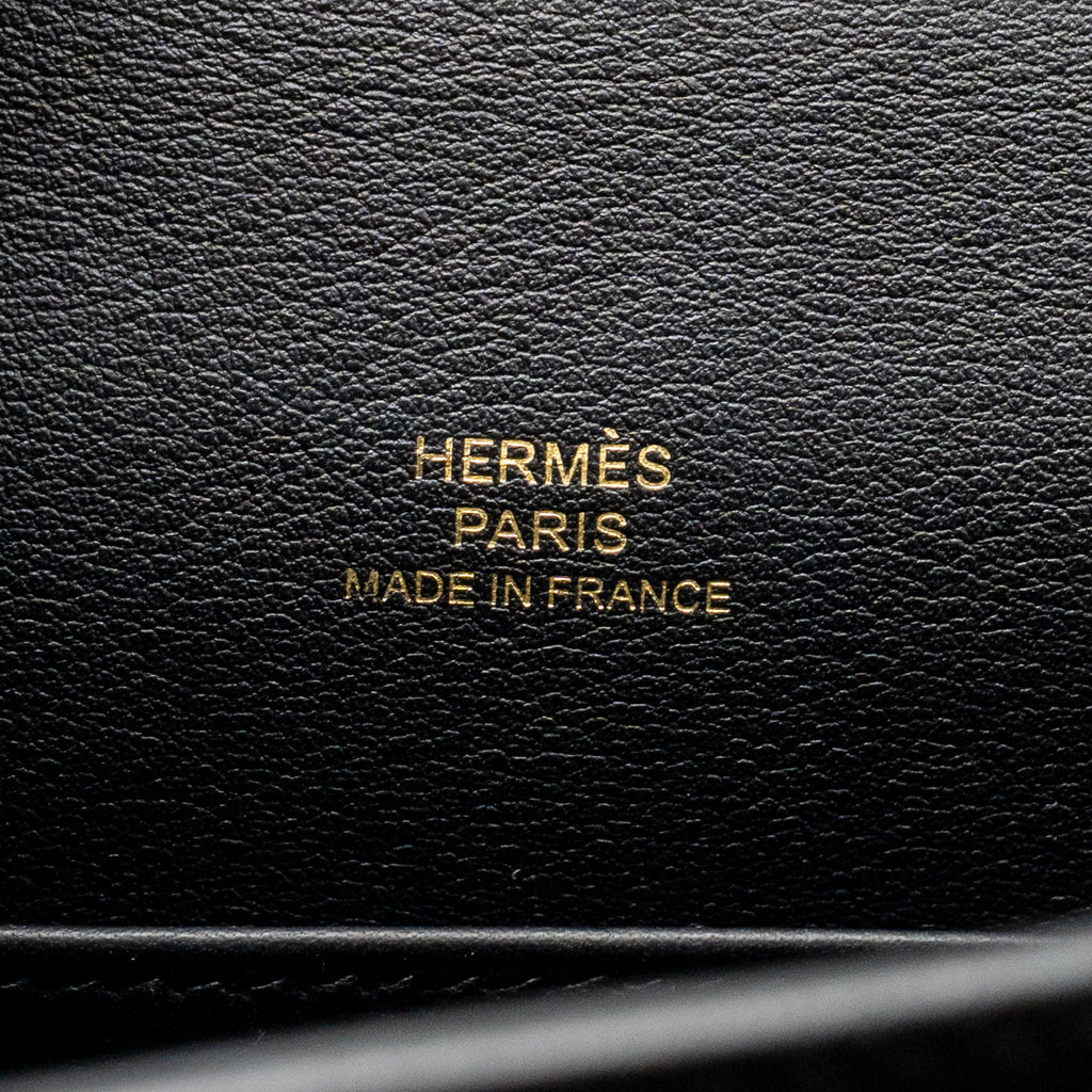 HERMES KELLY POCHETTE SWIFT BLACK RGHW