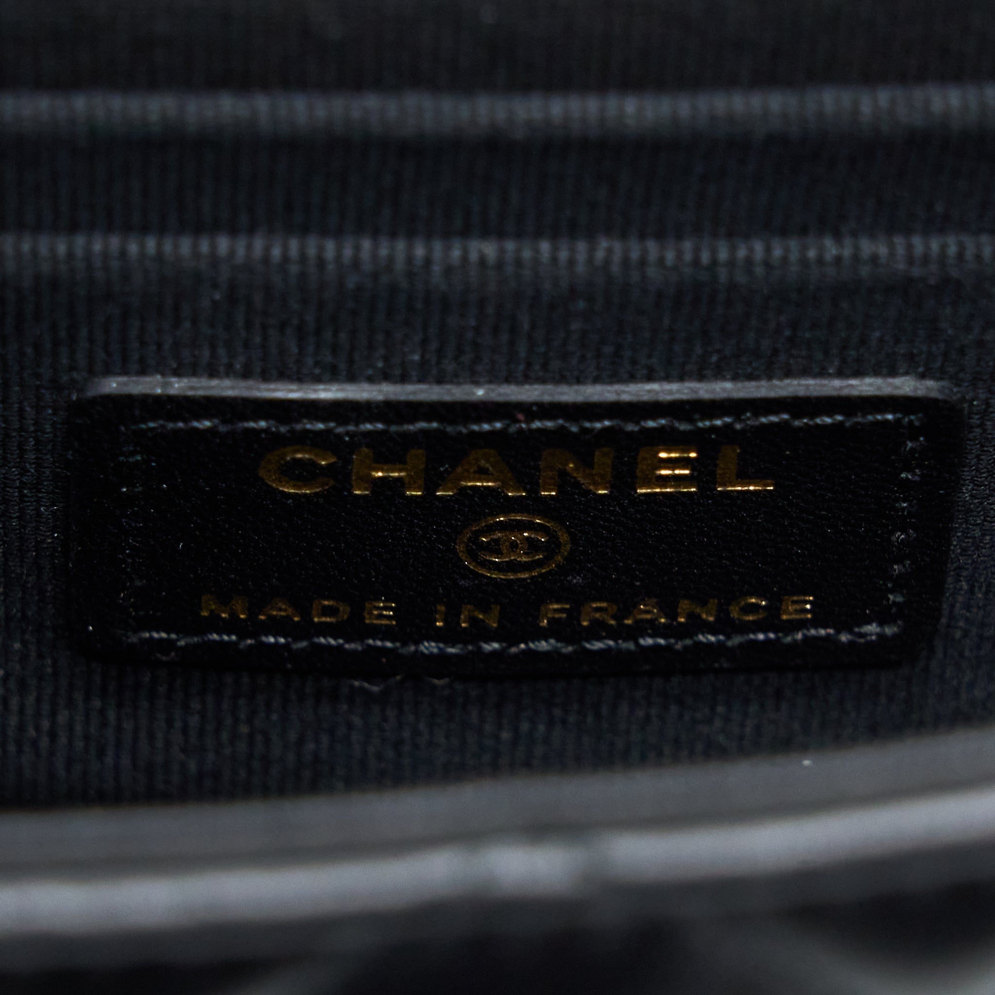 CHANEL TOP HANDLE MINI FLAP BAG LAMBSKIN BLACK LGHW