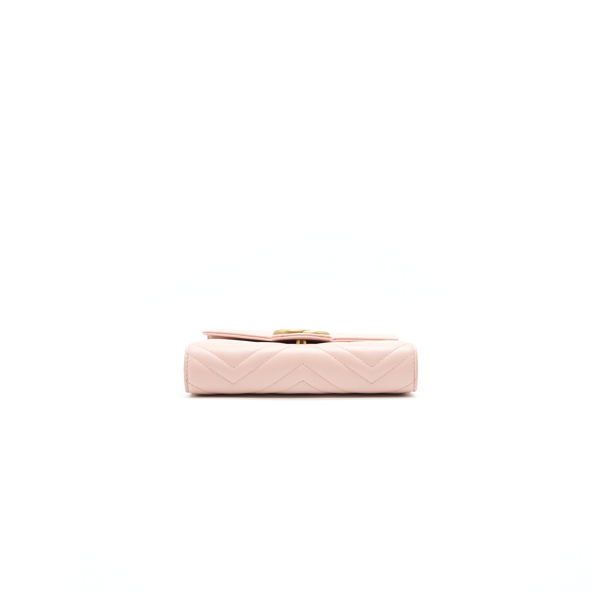 GUCCI GG MARMONT MATELASSE MINI BAG PINK