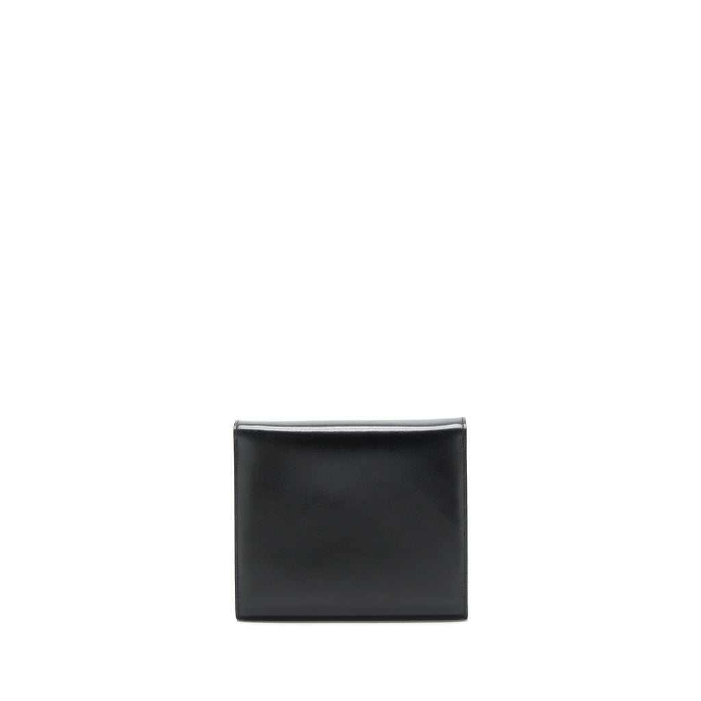 HERMES CLIC 16 WALLET BOX CALFSKIN BLACK SHW