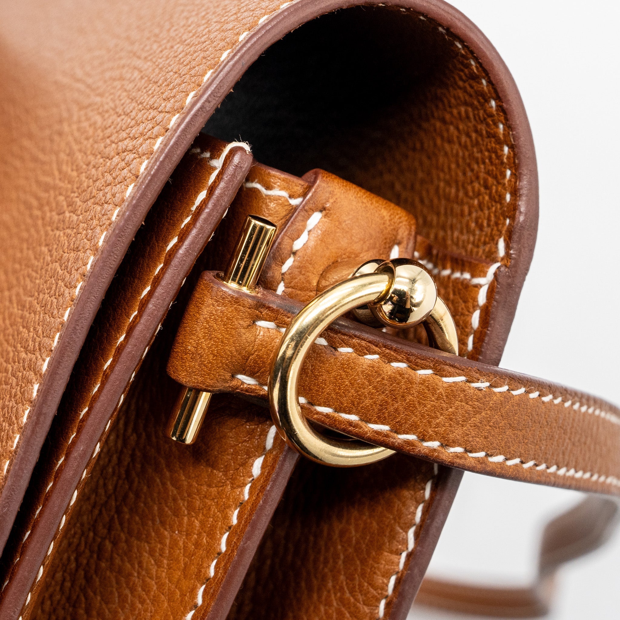HERMES MINI ROULIS BARENIA FAUBOURG 34 FAUVE LGHW