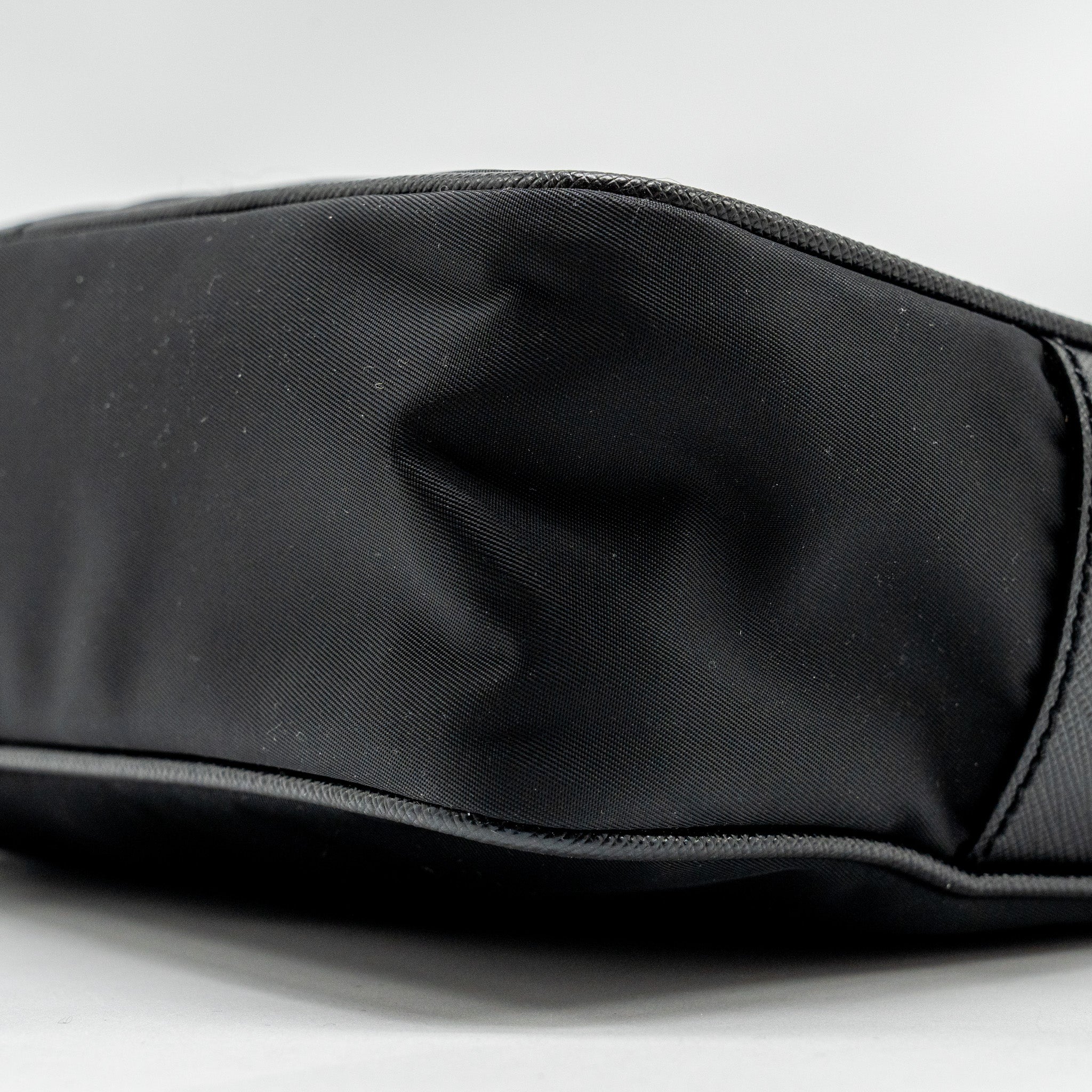 PRADA RE-NYLON SHOULDER BAG BLACK SHW