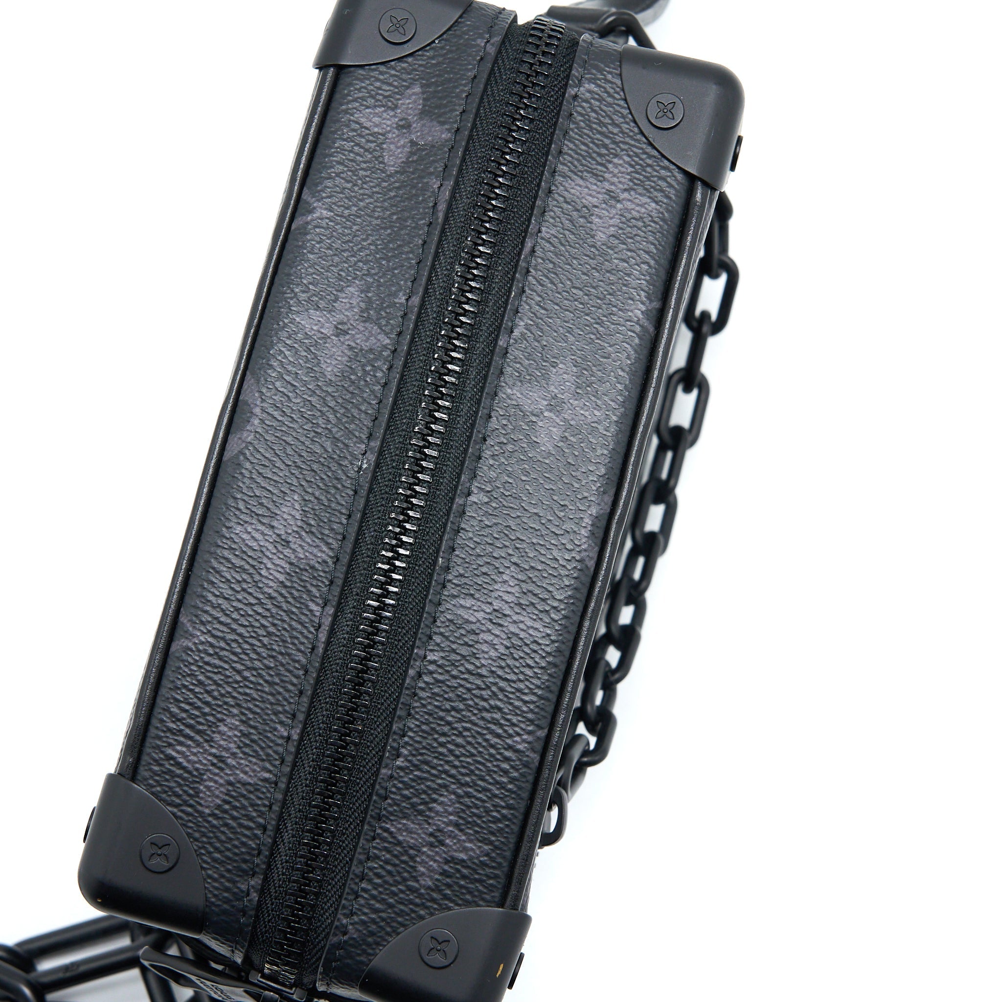 LOUIS VUITTON MINI SOFT TRUNK MONOGRAM ECLIPSE CANVAS BLACK HARDWARE