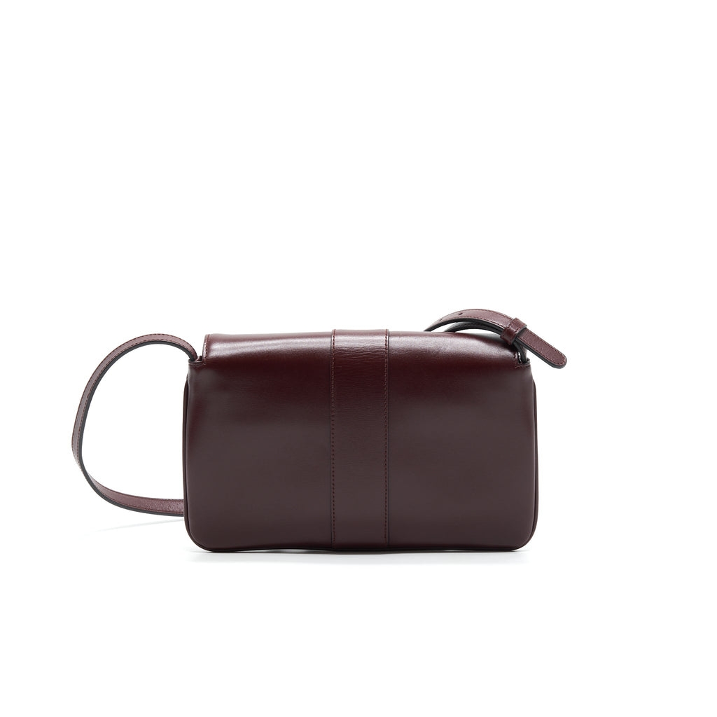 GUCCI ARLI SMALL SHOULDER BAG BURGUNDY WITH GHW