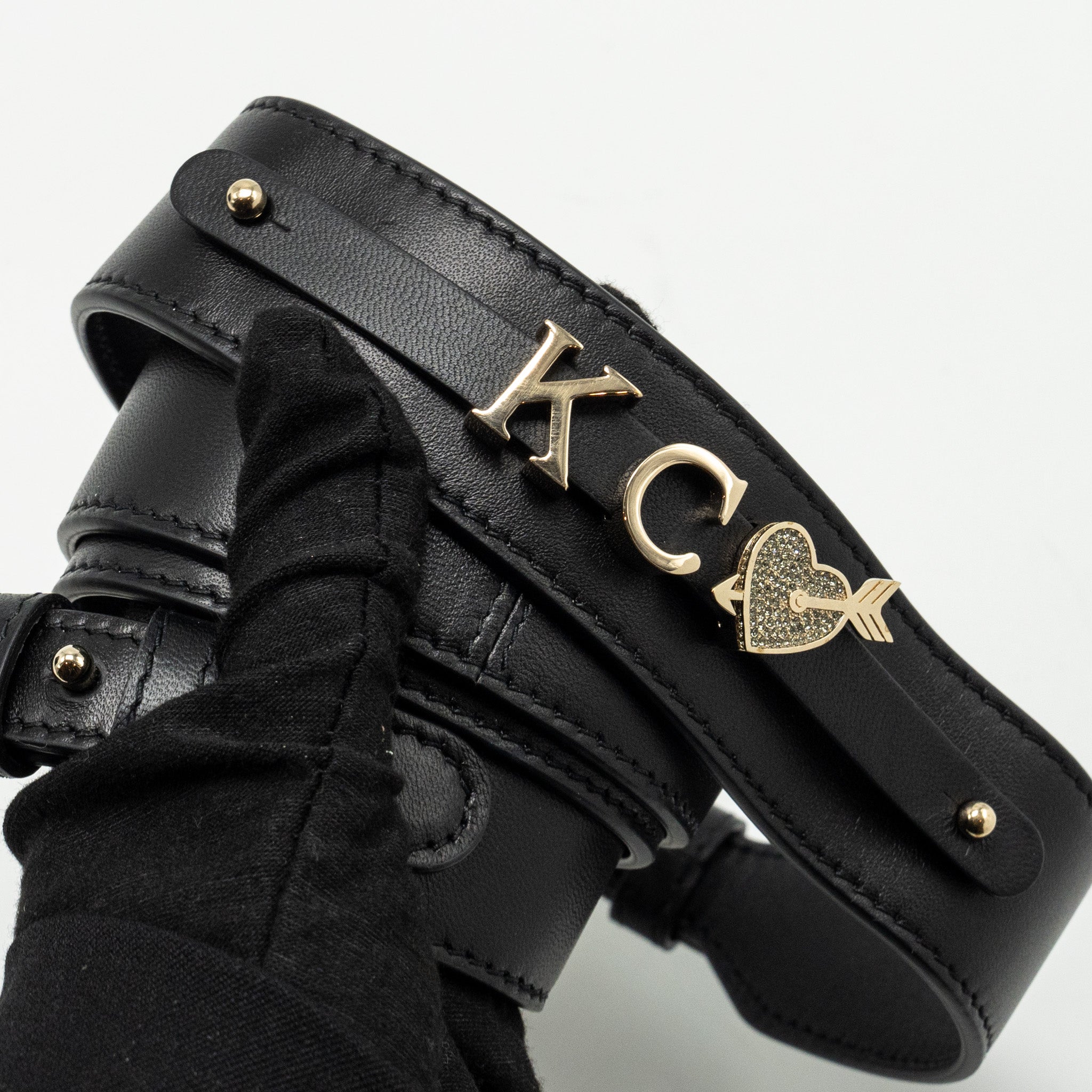 DIOR SMALL MY ABC LADY DIOR LAMBSKIN BLACK LGHW