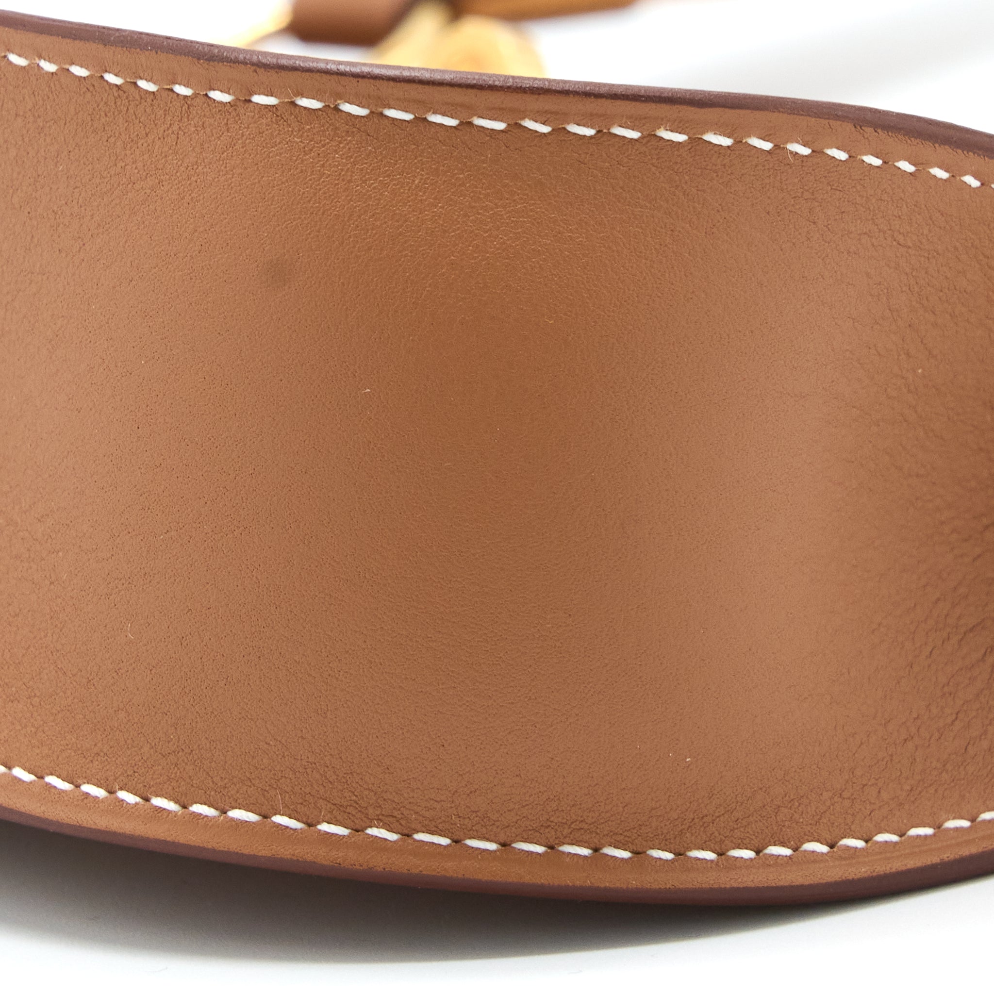 HERMES MINI JYPSIERE SWIFT/SANGLE STRAP GOLD/GOLD-BLANC GHW