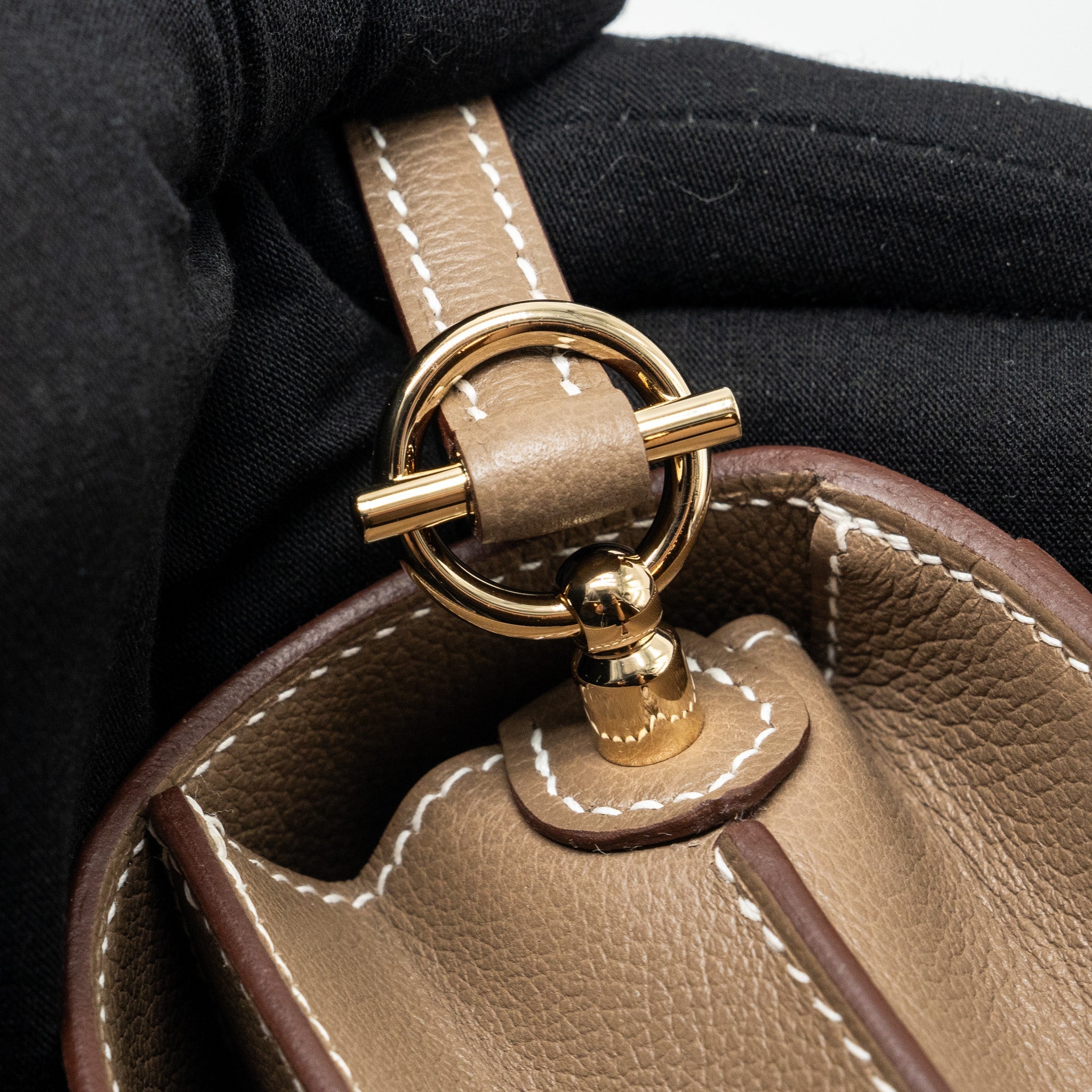 HERMES MINI ROULIS EVERCOLOR ETOUPE LGHW