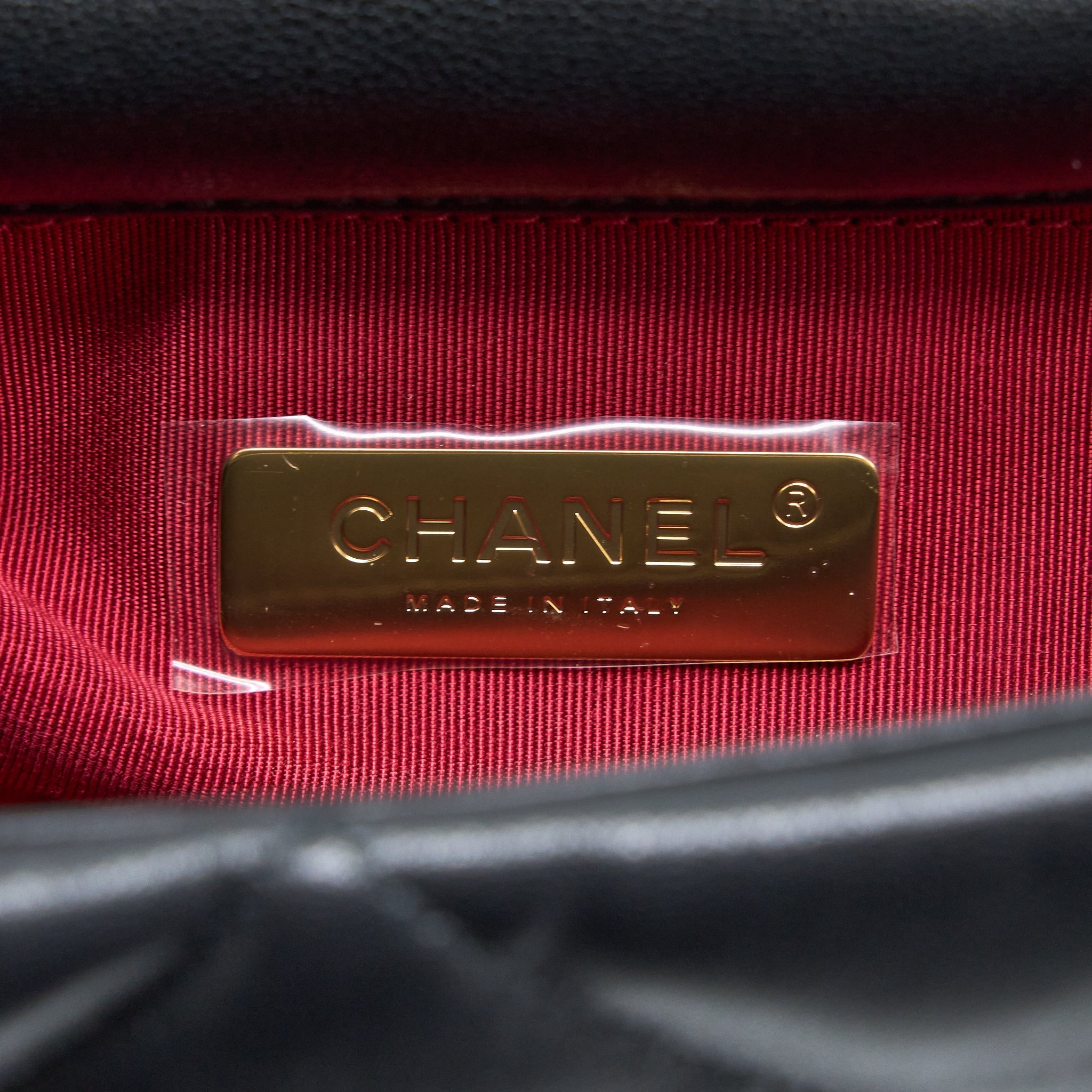 CHANEL MEDIUM 19 BAG GOATSKIN BLACK MULTICOLOUR HARDWARE