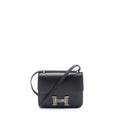 HERMES MINI CONSTANCE MONSTEUR LEATHER LIZARD BUCKLE BLACK / OMBRE SHW