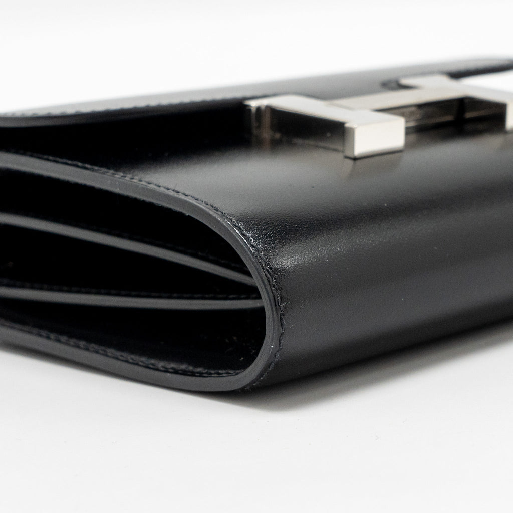 HERMES CONSTANCE WALLET BOX BLACK SHW