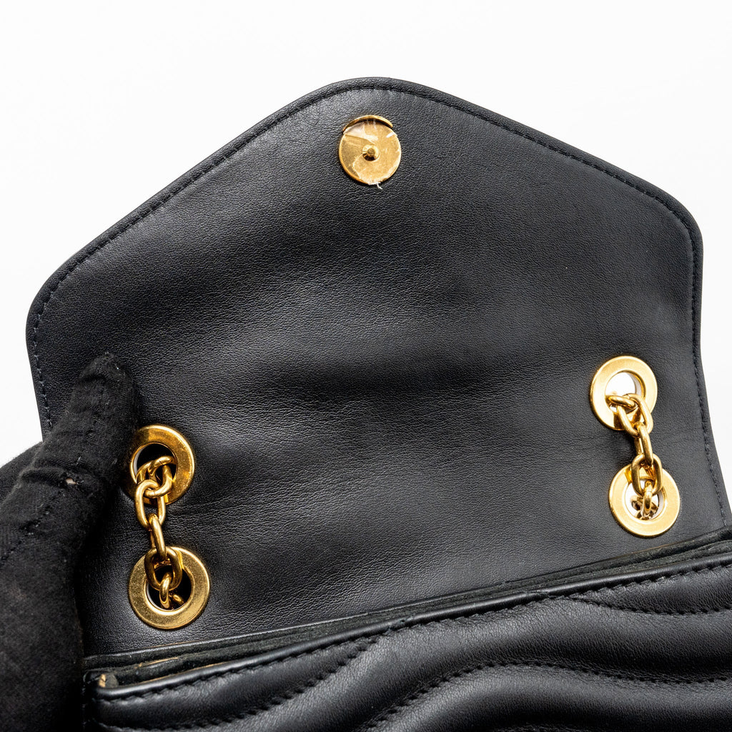 LOUIS VUITTON NEW WAVE PM CHAIN BAG CALFSKIN BLACK GHW (NEW VERSION)