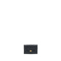 CHANEL CLASSIC MINI FLAP CARD HOLDER CAVIAR BLACK LGHW