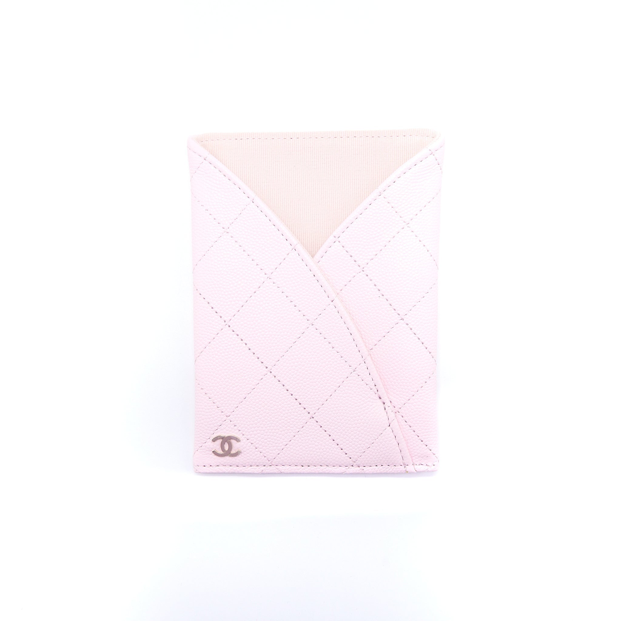 CHANEL 2 IN 1 WALLET ON CHAIN CAVIAR LIGHT PINK LGHW