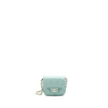 CHANEL MINI FLAP VANITY WITH CHAIN CAVIAR GREYISH GREEN LGHW