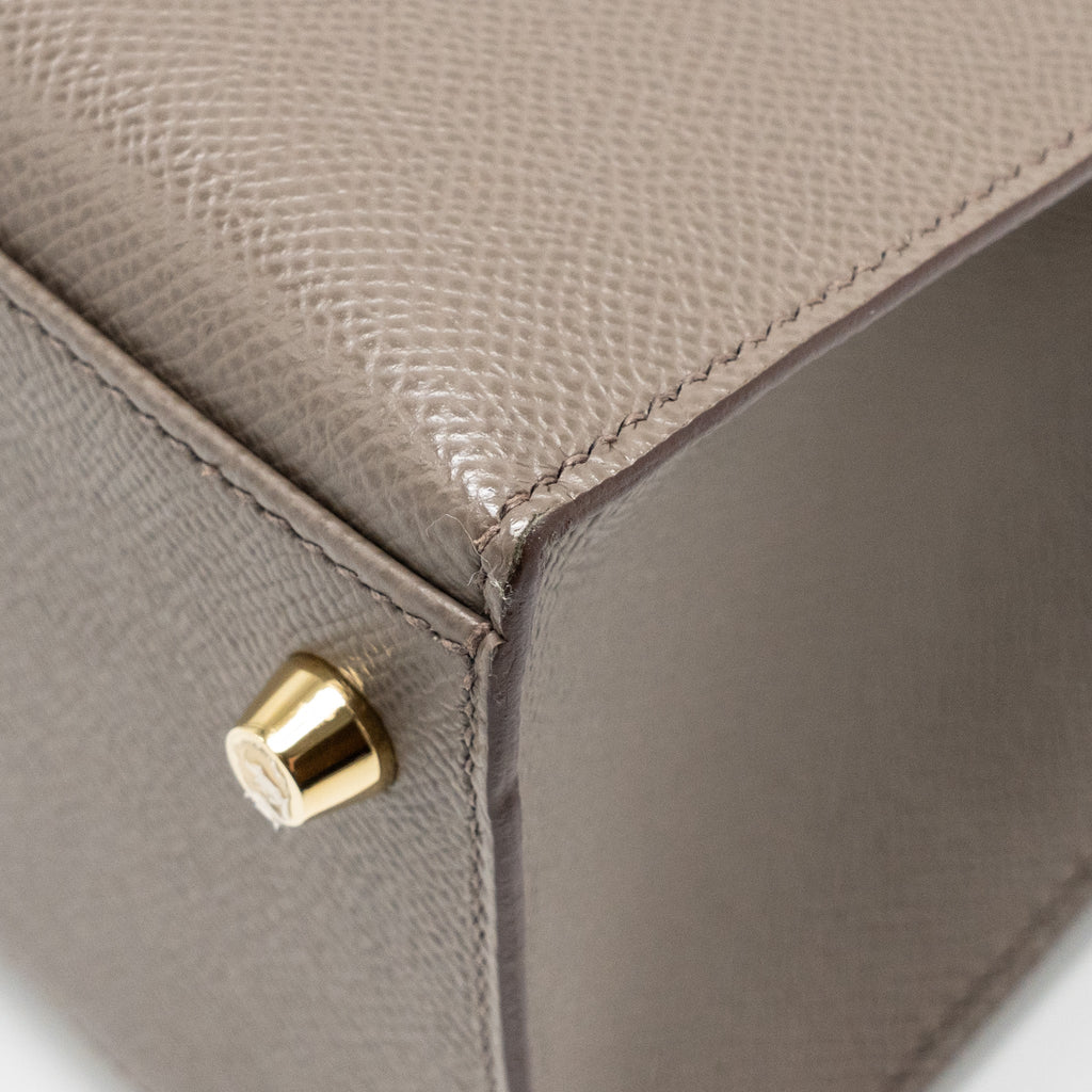 HERMES KELLY 28 EPSOM GRIS ETAIN GHW