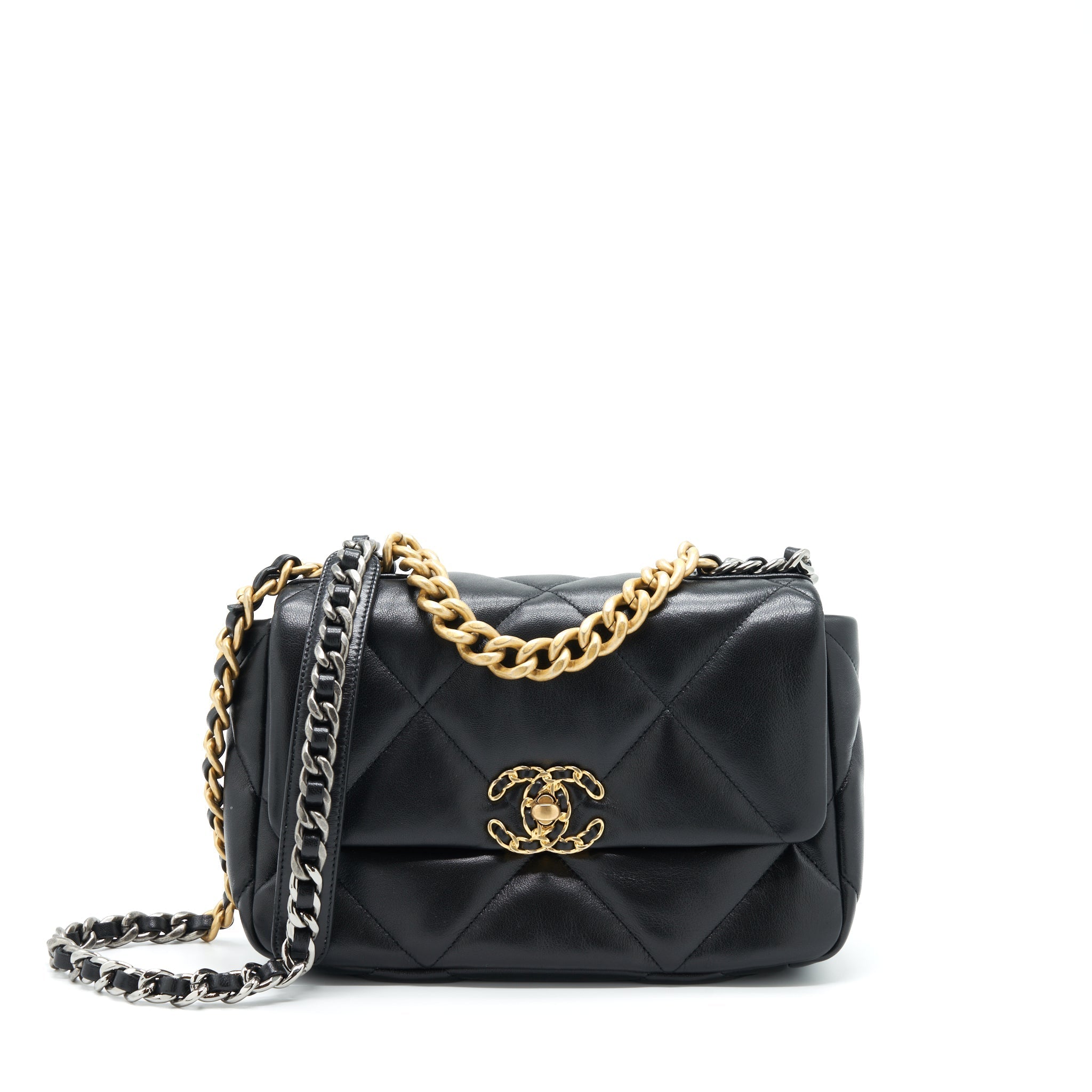 CHANEL SMALL 19 BAG BLACK