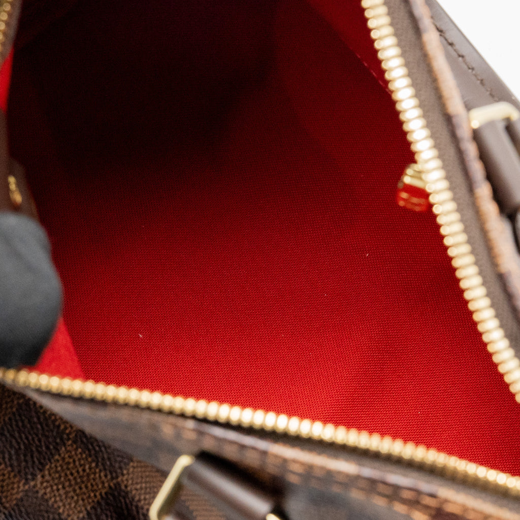 LOUIS VUITTON SPEEDY BANDOULIERE 25 DAMIER EBENE CANVAS GHW