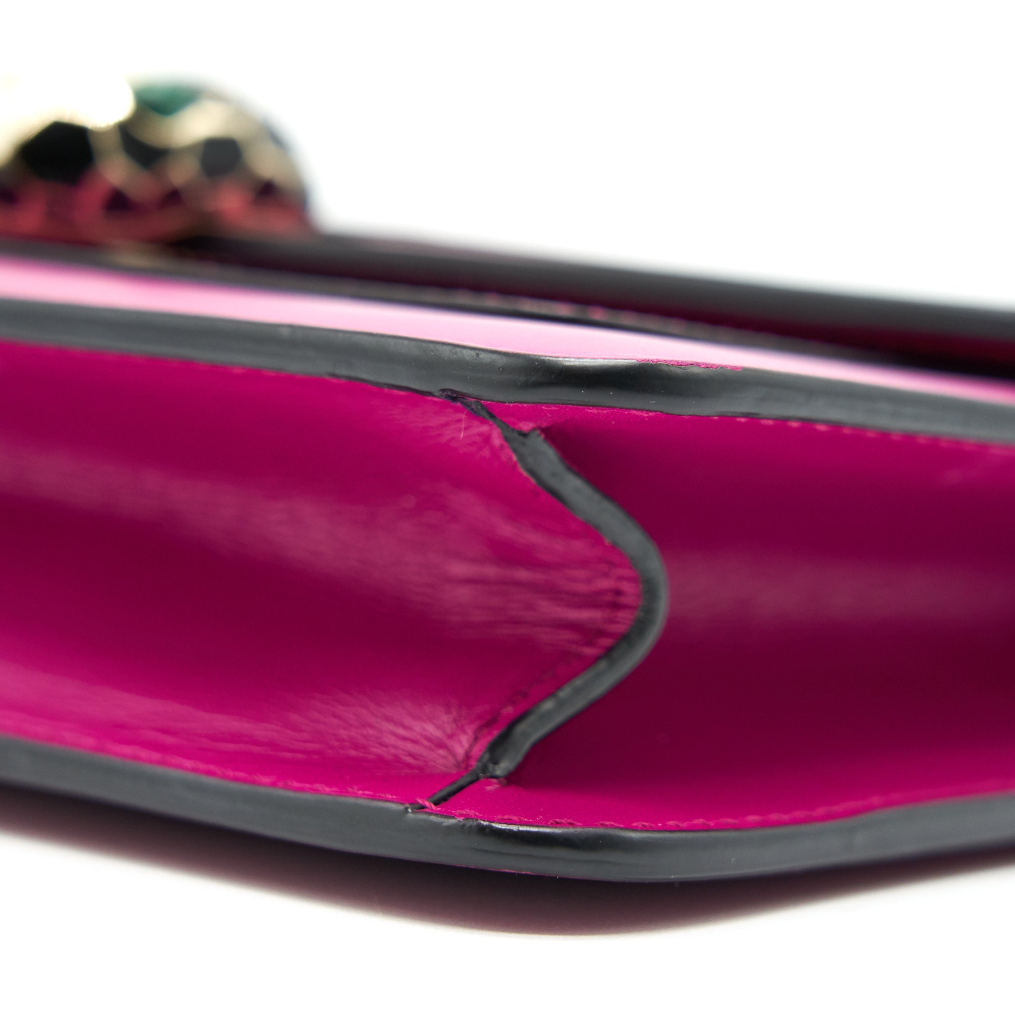 BVLGARI SERPENTI FOREVER CROSSBODY FLAP BAG IN DARK PINK