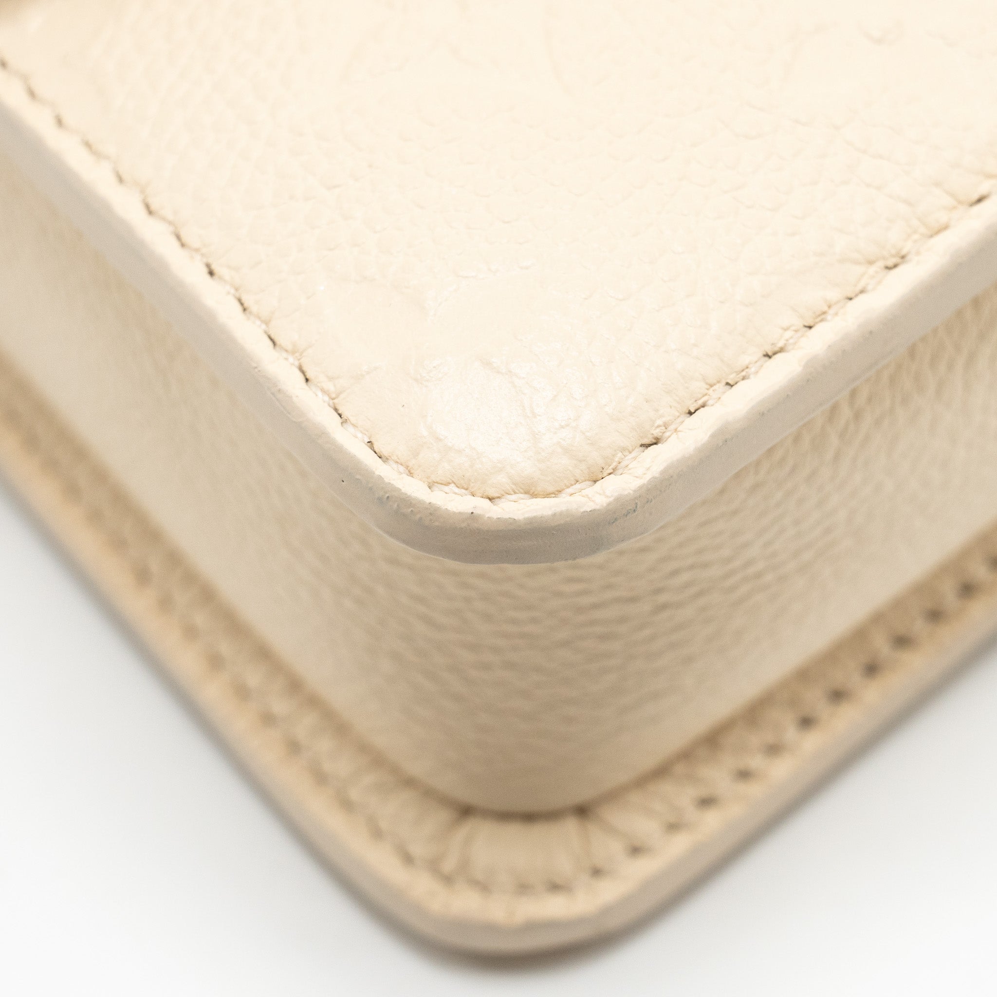 LOUIS VUITTON WALLET ON CHAIN MÉTIS MONOGRAM EMPREINTE CREAM GHW