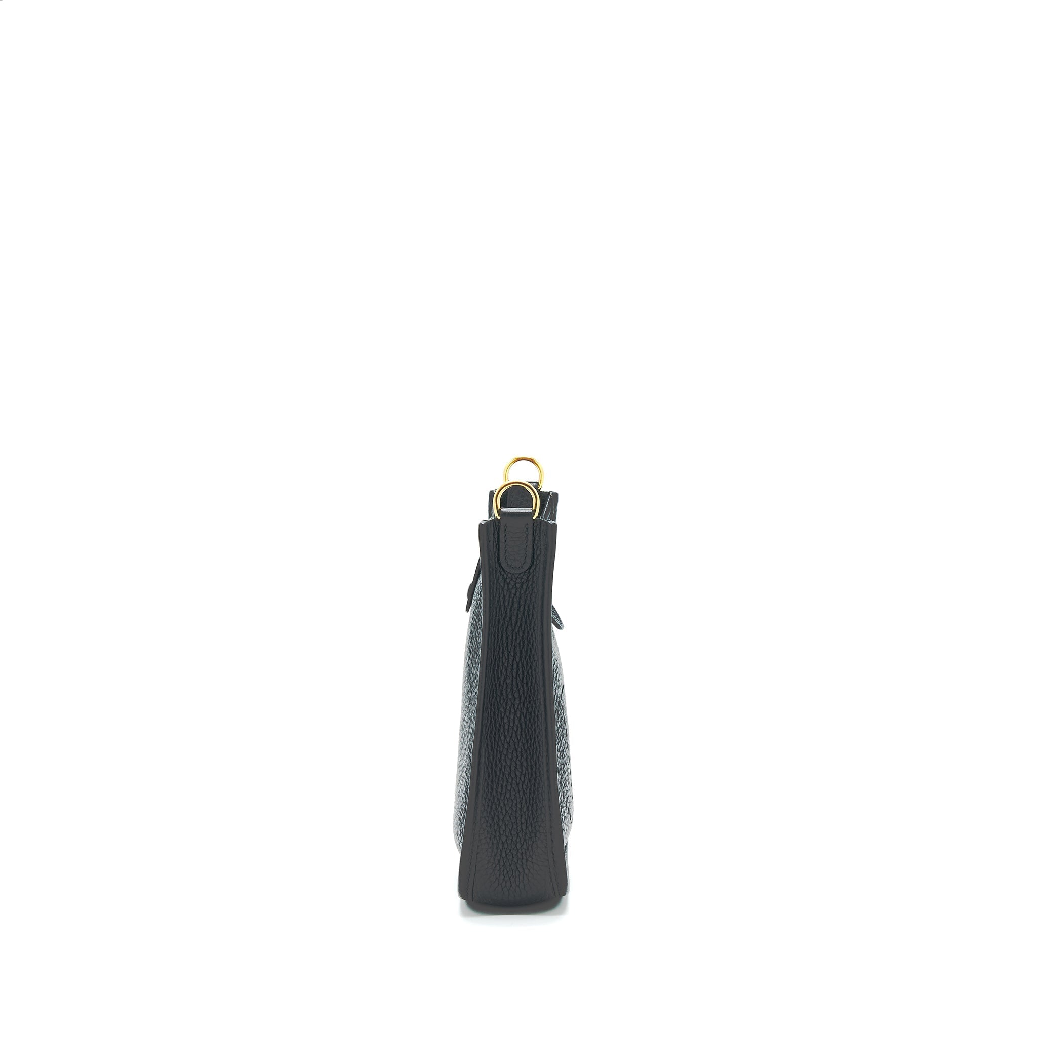 HERMES MINI EVELYNE BLACK GHW