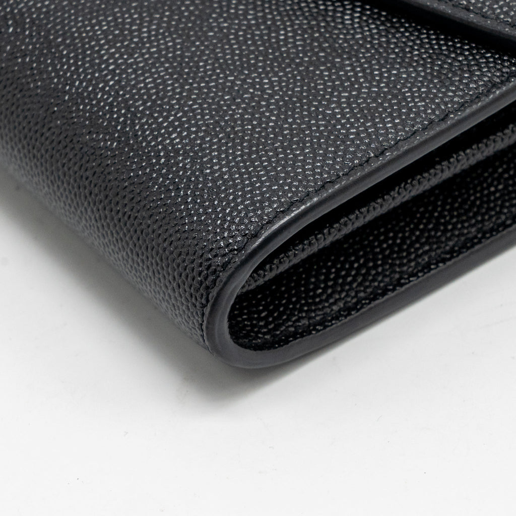SAINT LAURENT/YSL MINI UPTOWN CROSSBODY BAG CALFSKIN BLACK GHW