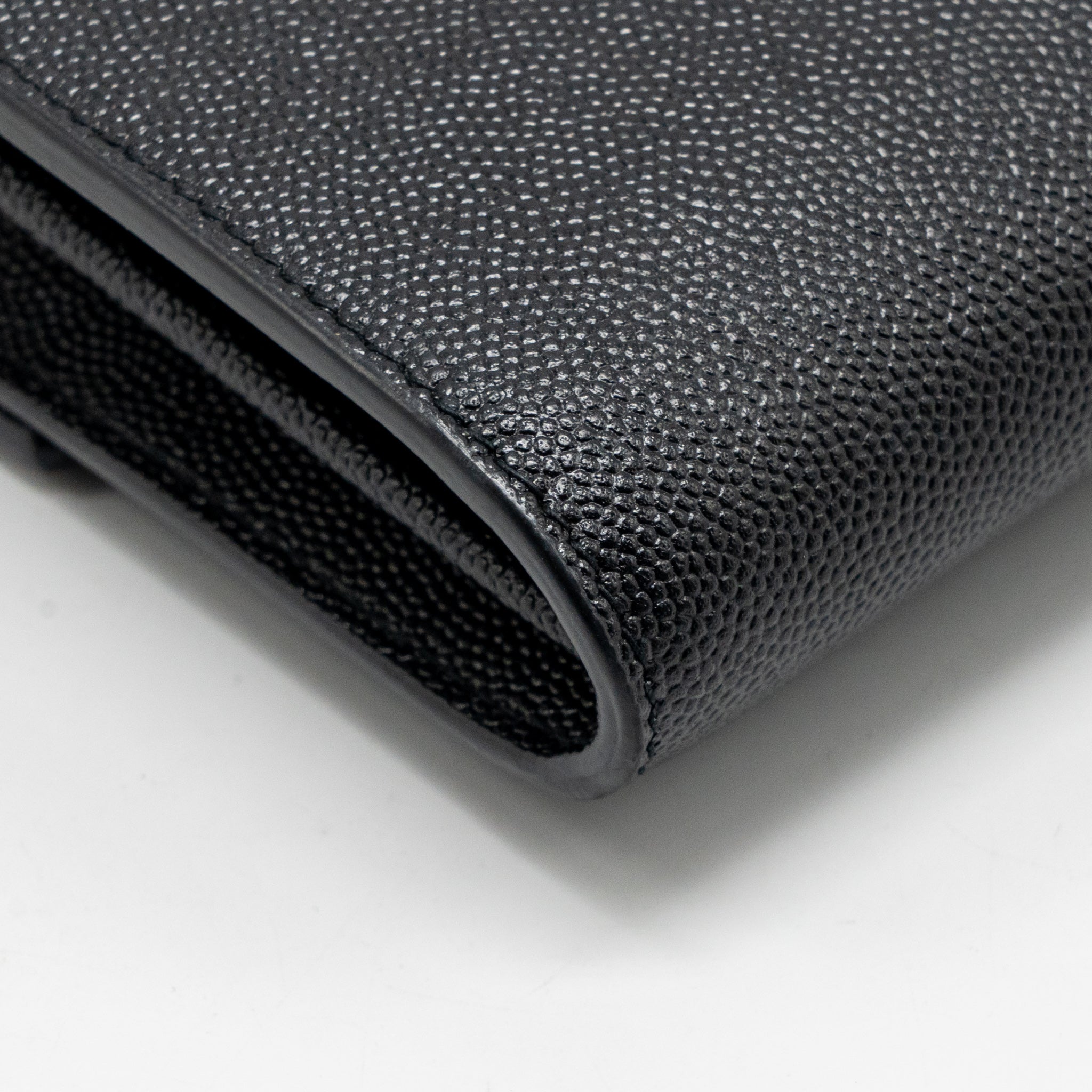 SAINT LAURENT/YSL MINI UPTOWN CROSSBODY BAG CALFSKIN BLACK GHW