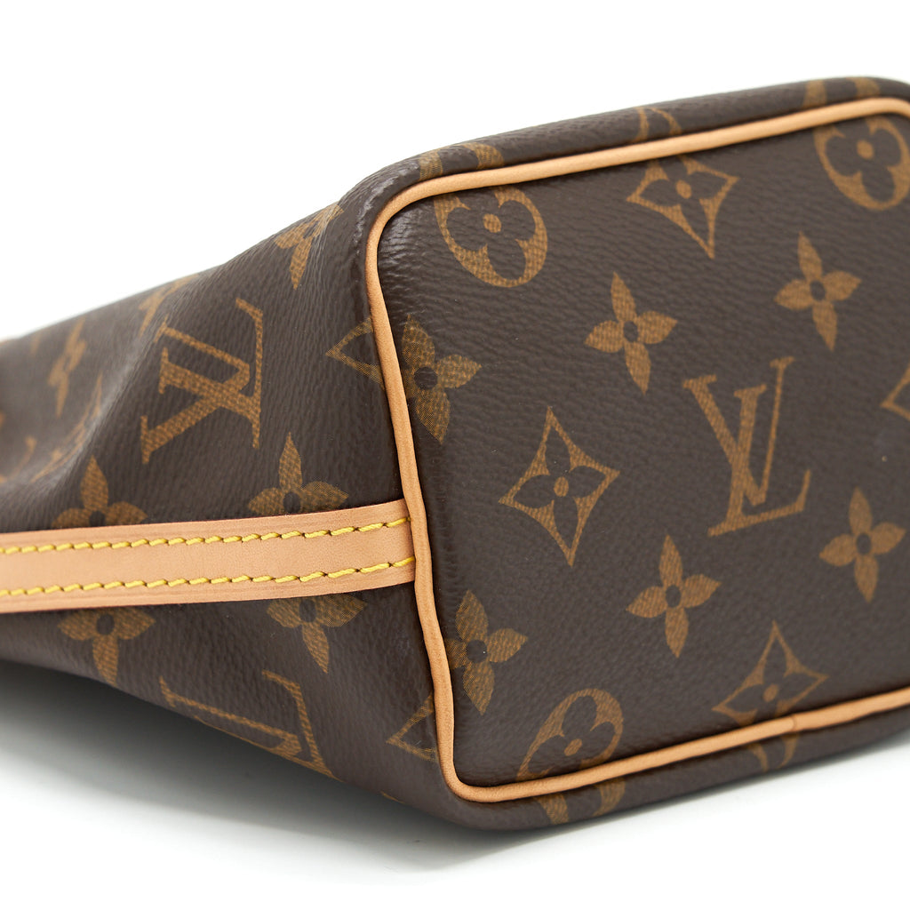 LOUIS VUITTON NANO NOE MONOGRAM CANVAS GHW
