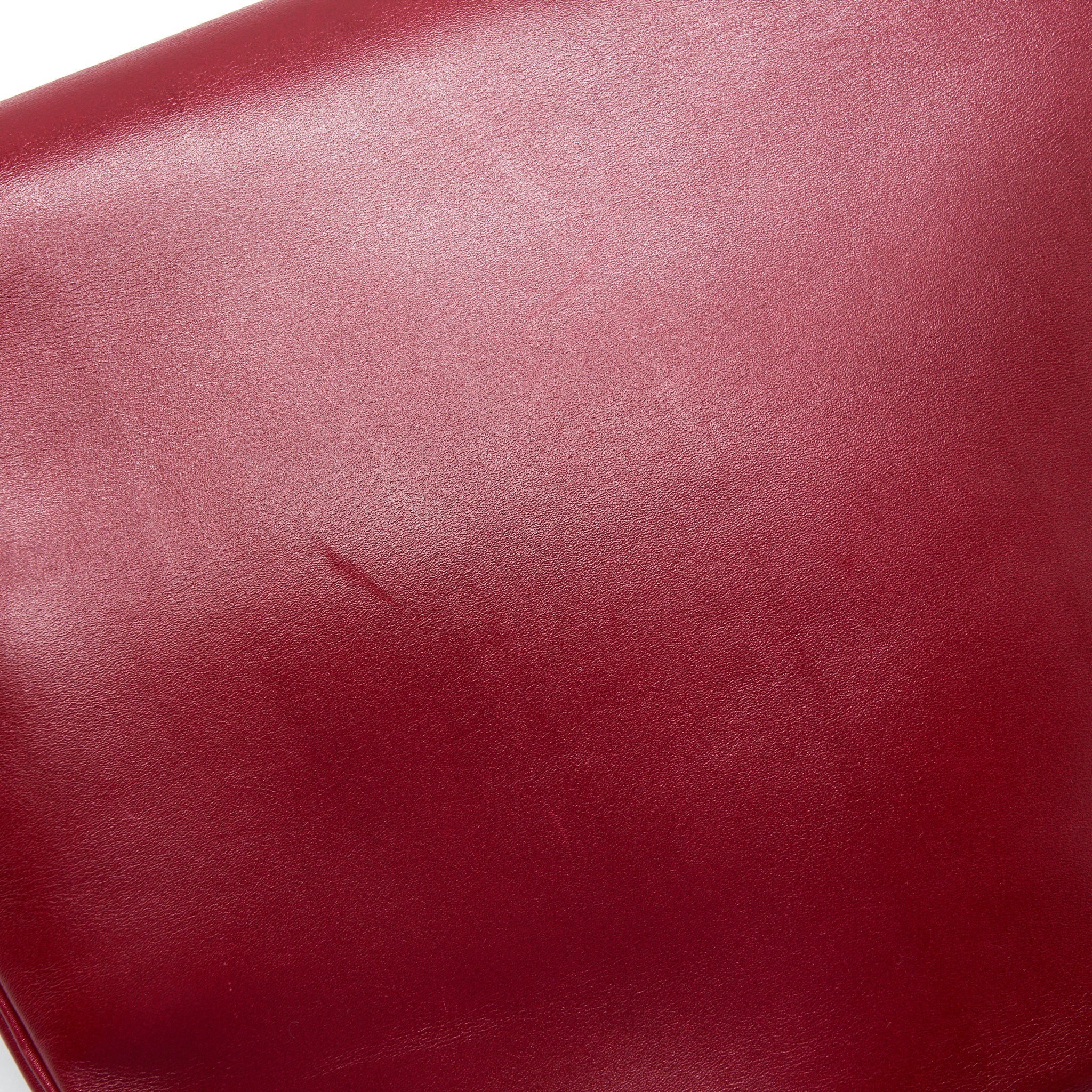 HERMES KELLY 32 BOX LEATHER RED/ PINK SHW