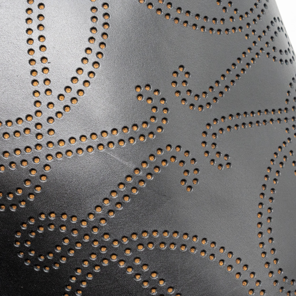 LOEWE GATE BUCKET BAG CALFSKIN BLACK / TAN GHW