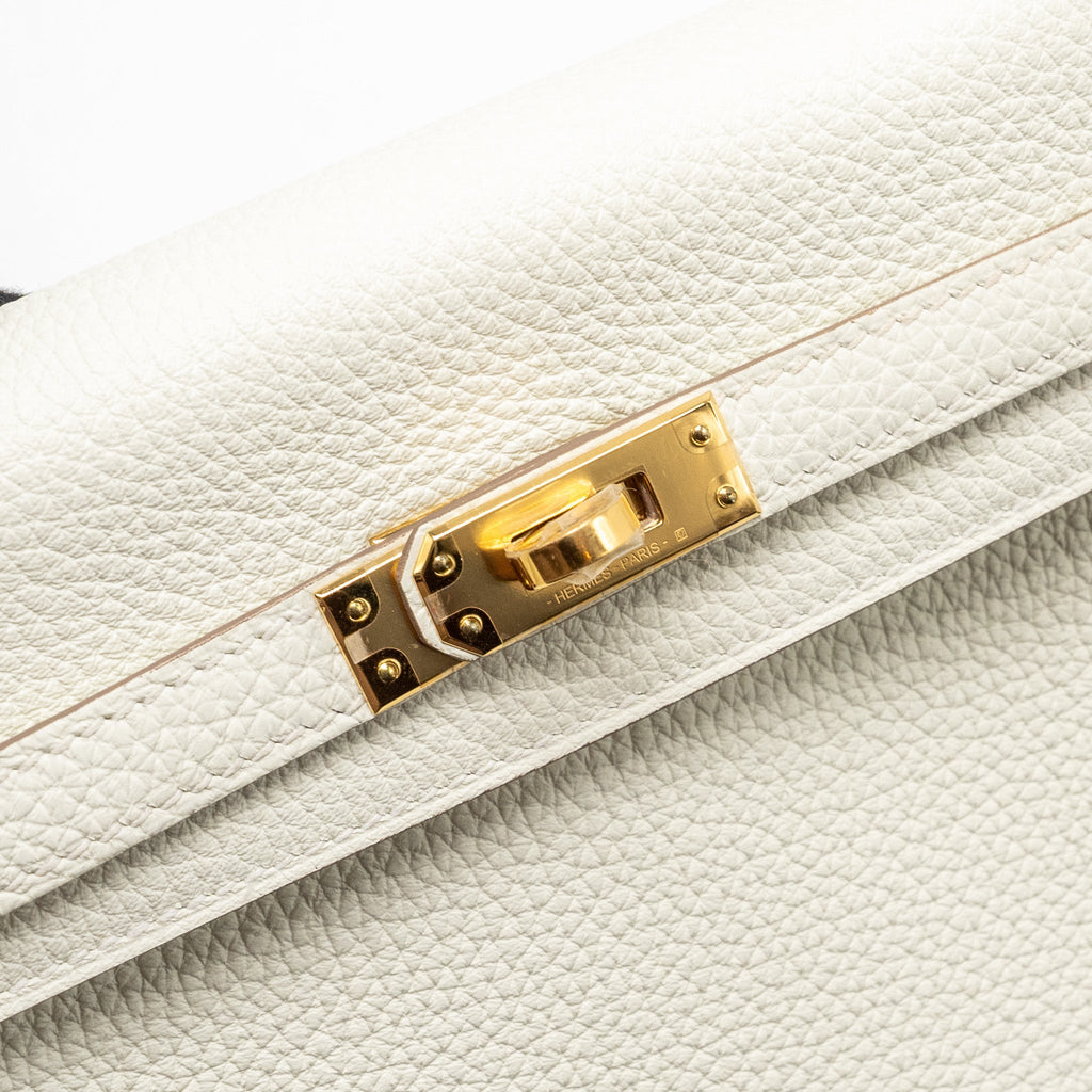 HERMES KELLY25 TOGO MUSHROOM GHW