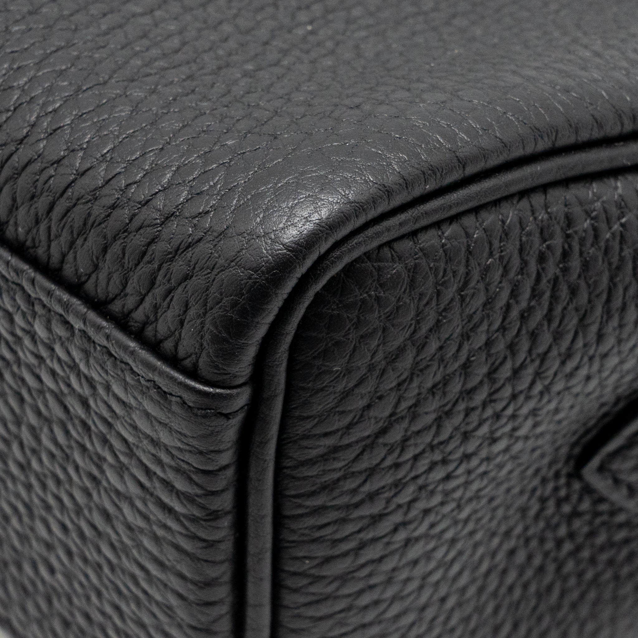 HERMES KELLY MESSENGER PM BAG TOGO BLACK SHW