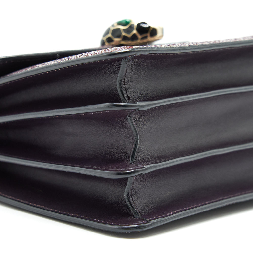 BVLGARI SERPENTI FOREVER CROSSBODY BAG STIGARY PURPLE