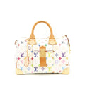 LOUIS VUITTON WHITE MONOGRAM MULTICOLOUR SPEEDY 30 BAG