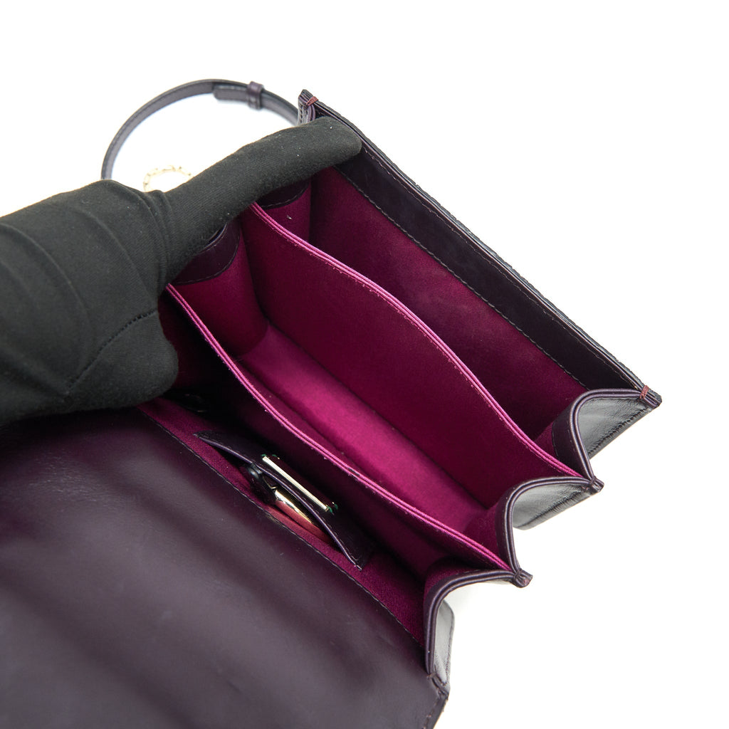 BVLGARI SERPENTI FOREVER CROSSBODY BAG STIGARY PURPLE