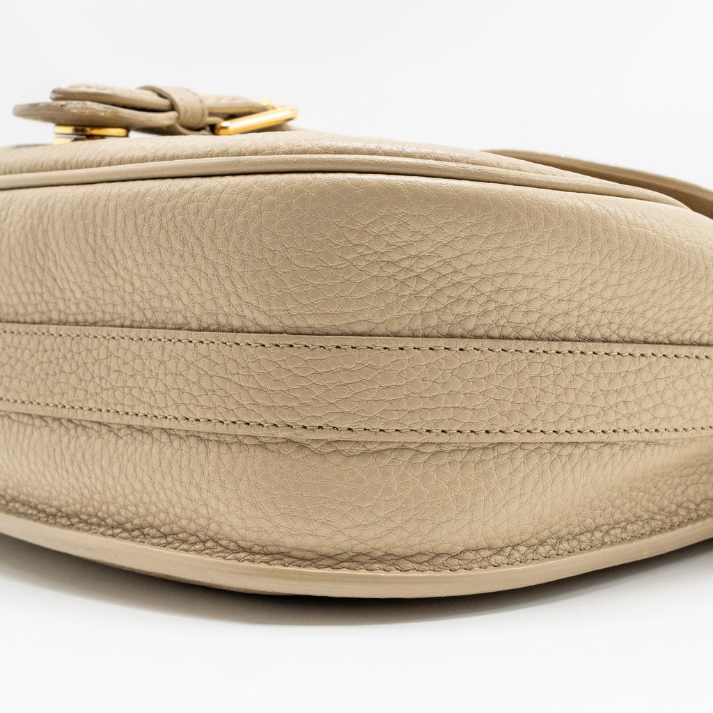 DIOR LARGE BOBBY BAG GRAINED CALFSKIN BEIGE GHW