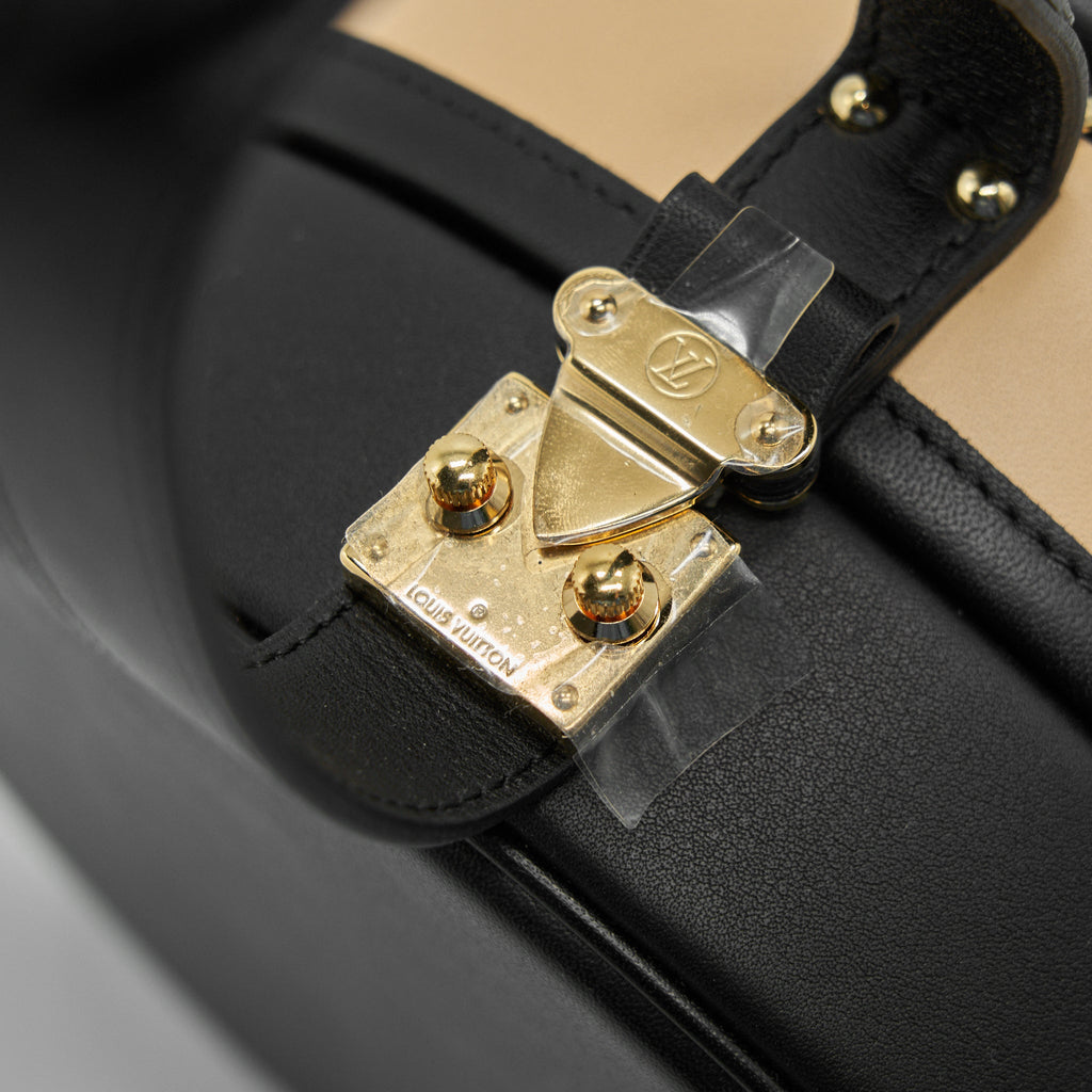LOUIS VUITTON PETITE BOITE CHAPEAU BEIGE/ BLACK