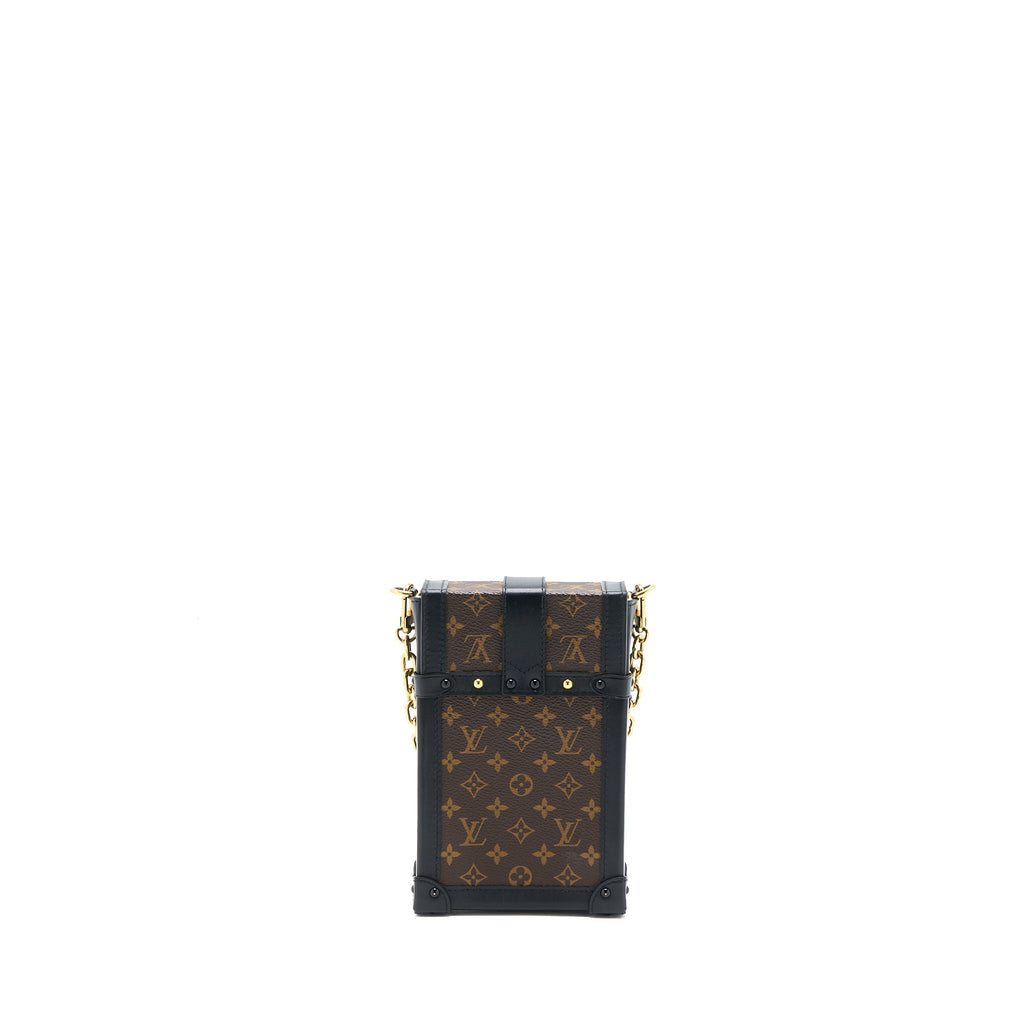 LOUIS VUITTON VERTICAL TRUNK POCHETTE MONOGRAM CANVAS GHW