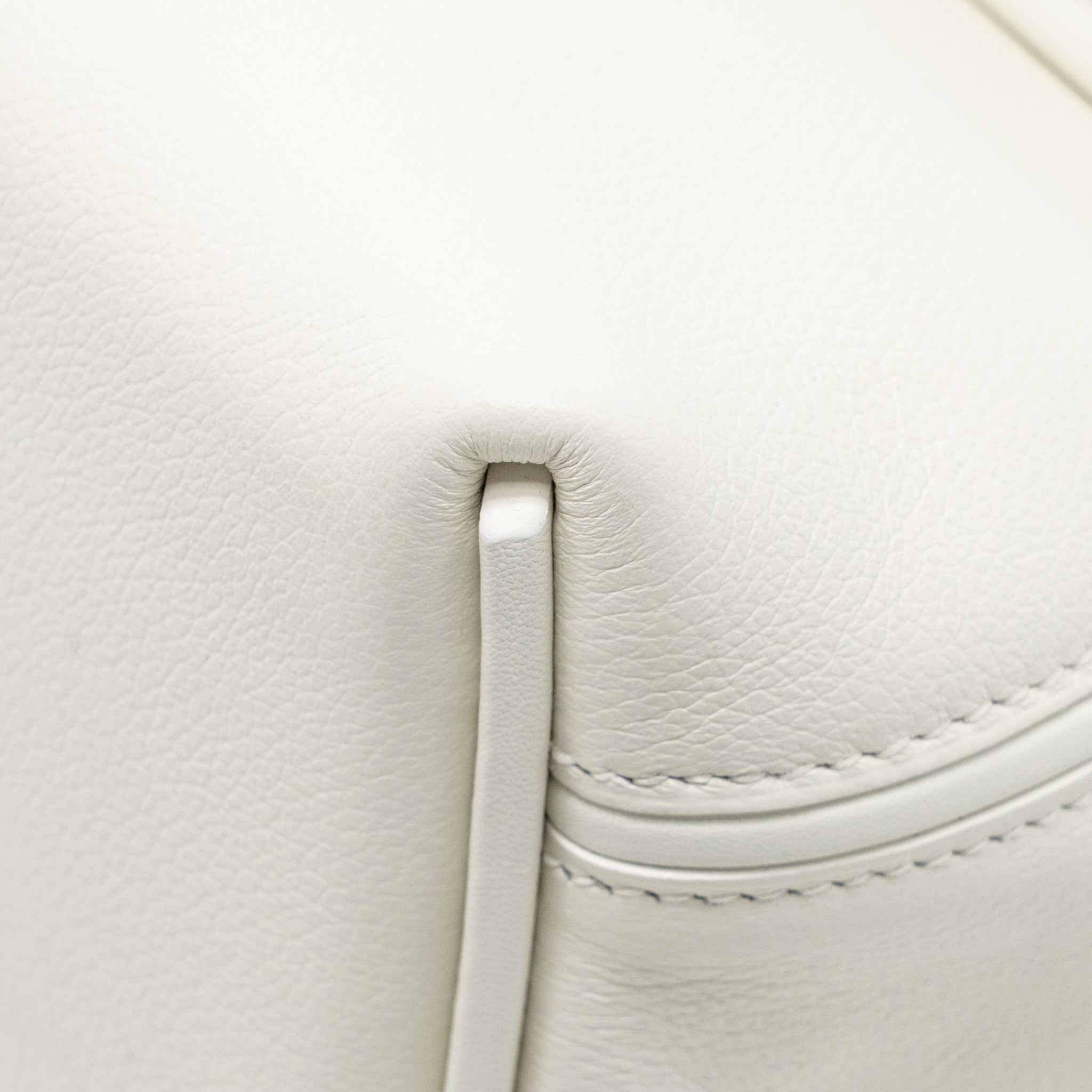 HERMES MINI 24/24 2424-21 BAG EVERCOLOR/SWIFT BLANC GHW