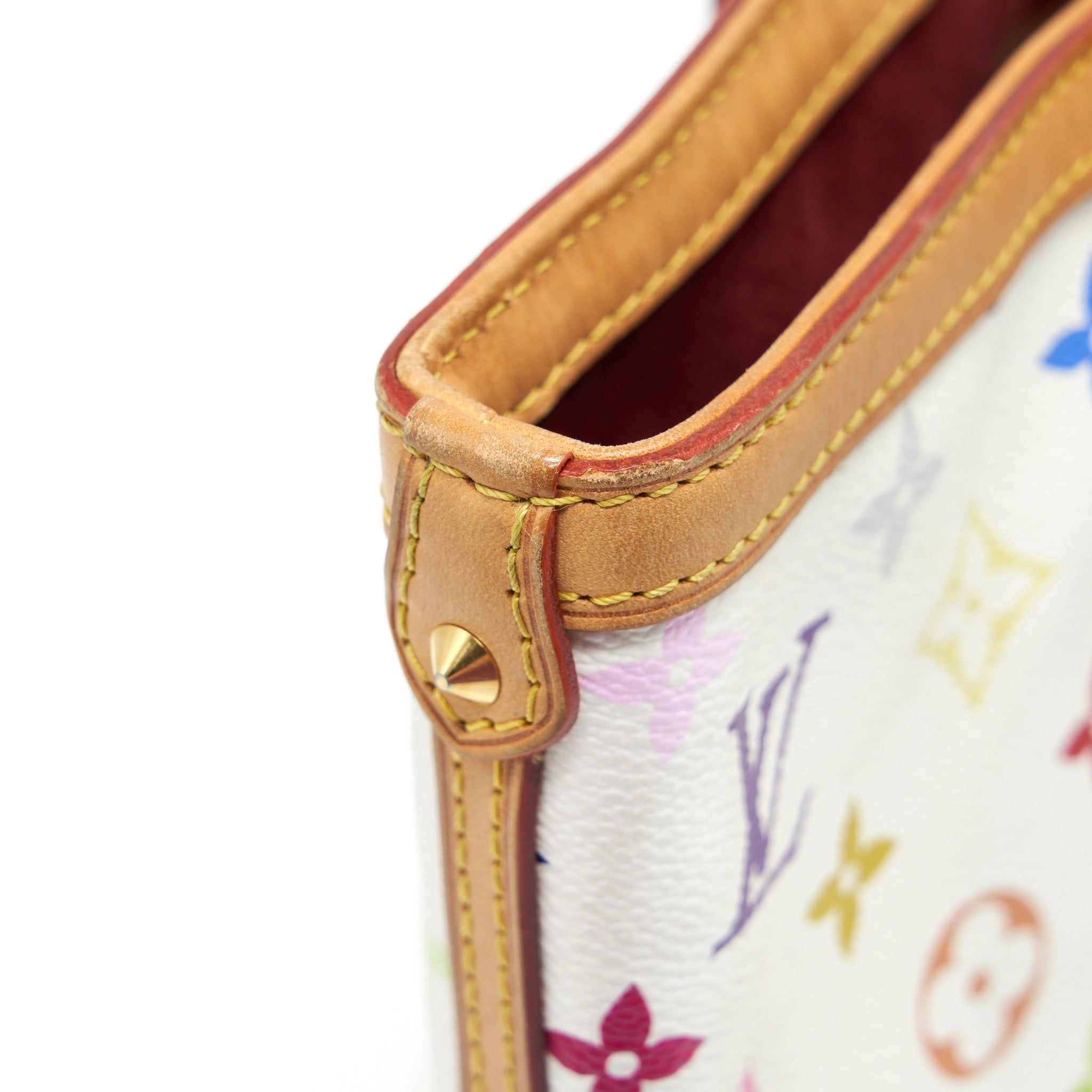 LOUIS VUITTON TOTE BAG WHITE MONOGRAM MULTICOLOUR GHW
