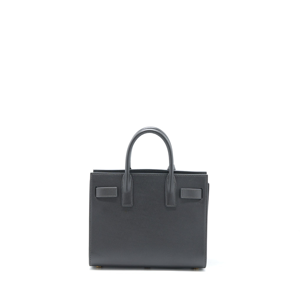 SAINT LAURENT/YSL SAC DE JOUR NANO GREY GHW