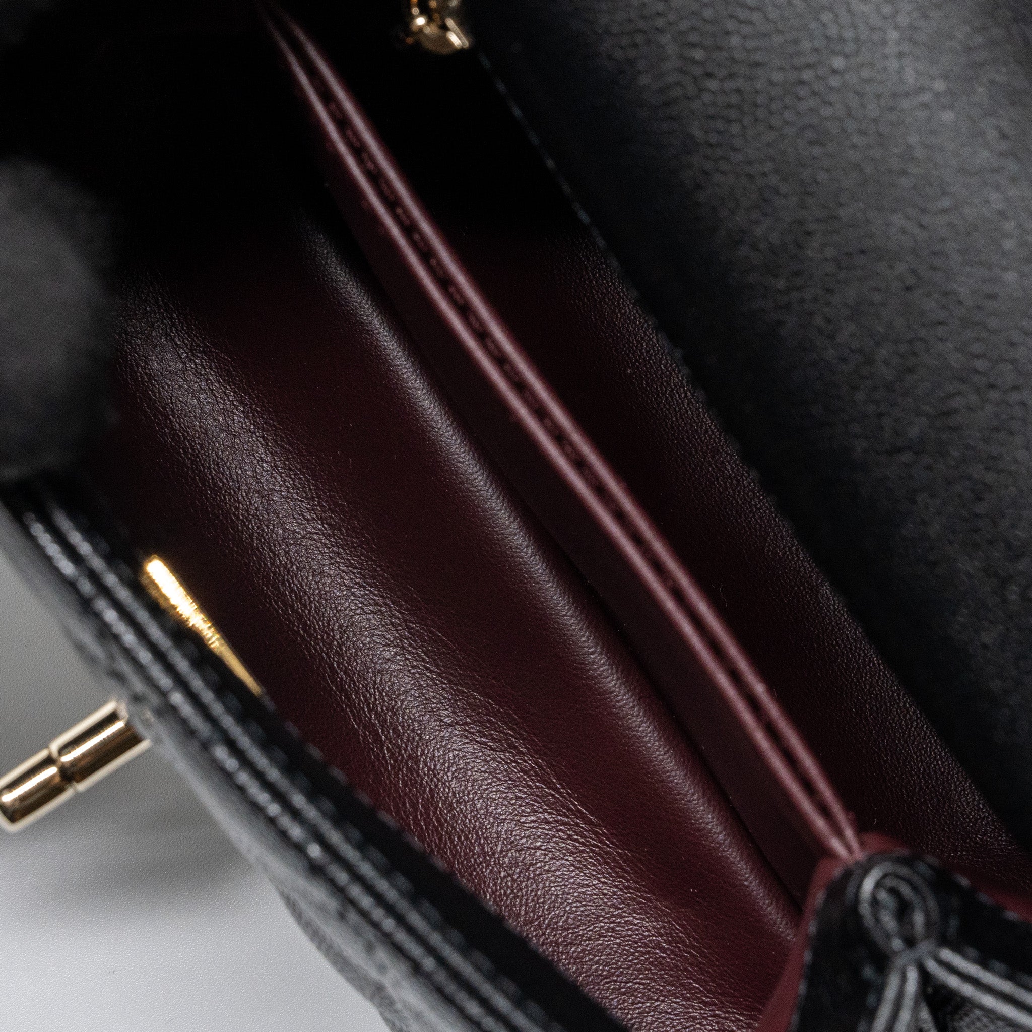 CHANEL COCO HANDLE MINI CAVIAR BLACK LGHW (MICROCHIP)