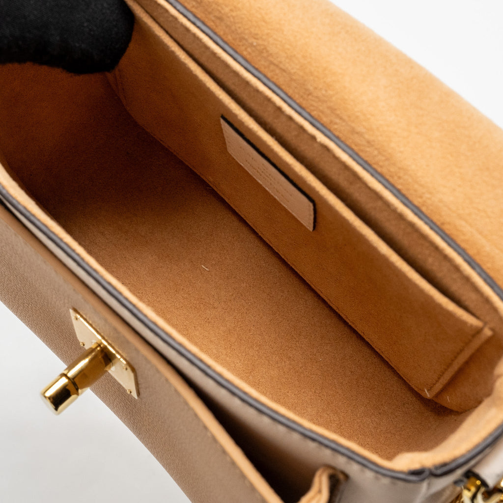 LOUIS VUITTON LOCKME TENDER GRAINED CALFSKIN BEIGE MULTICOLOUR GHW
