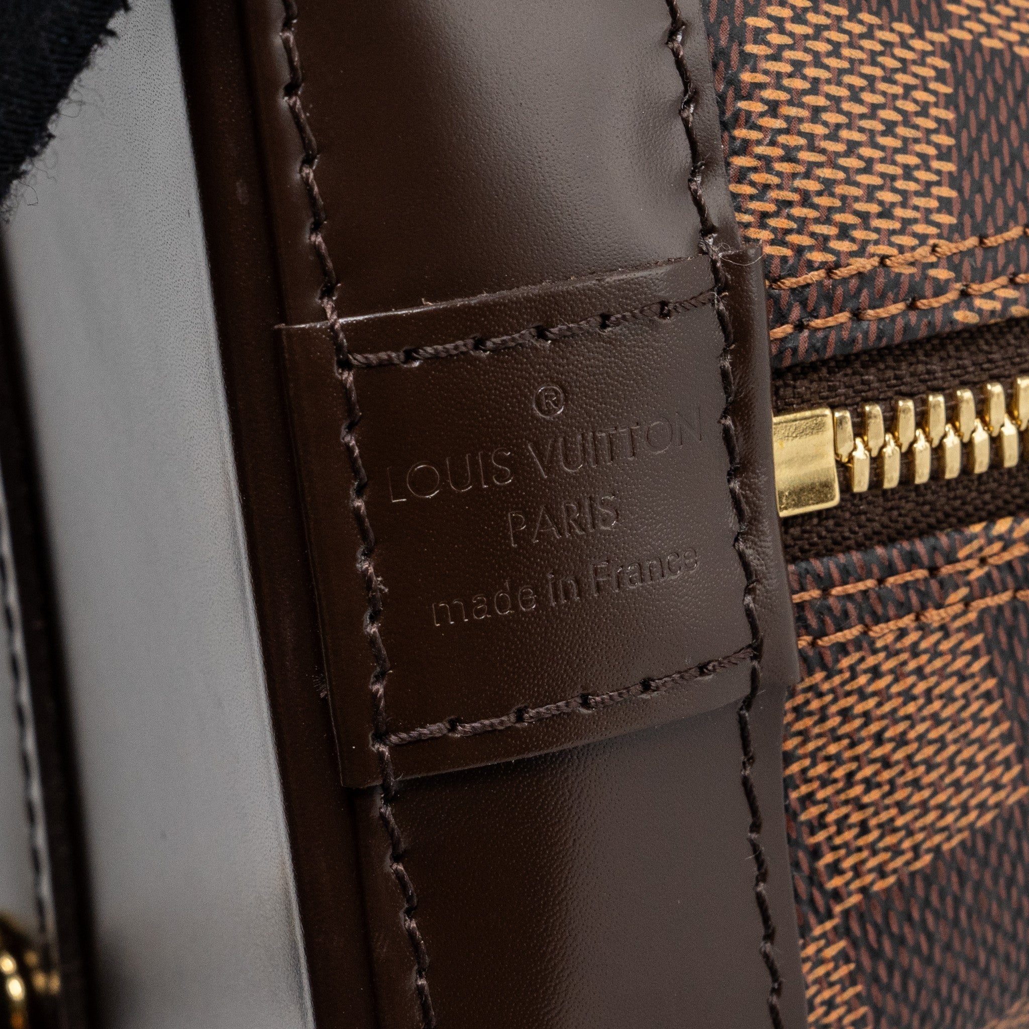 LOUIS VUITTON ALMA PM DAMIER EBENE GHW
