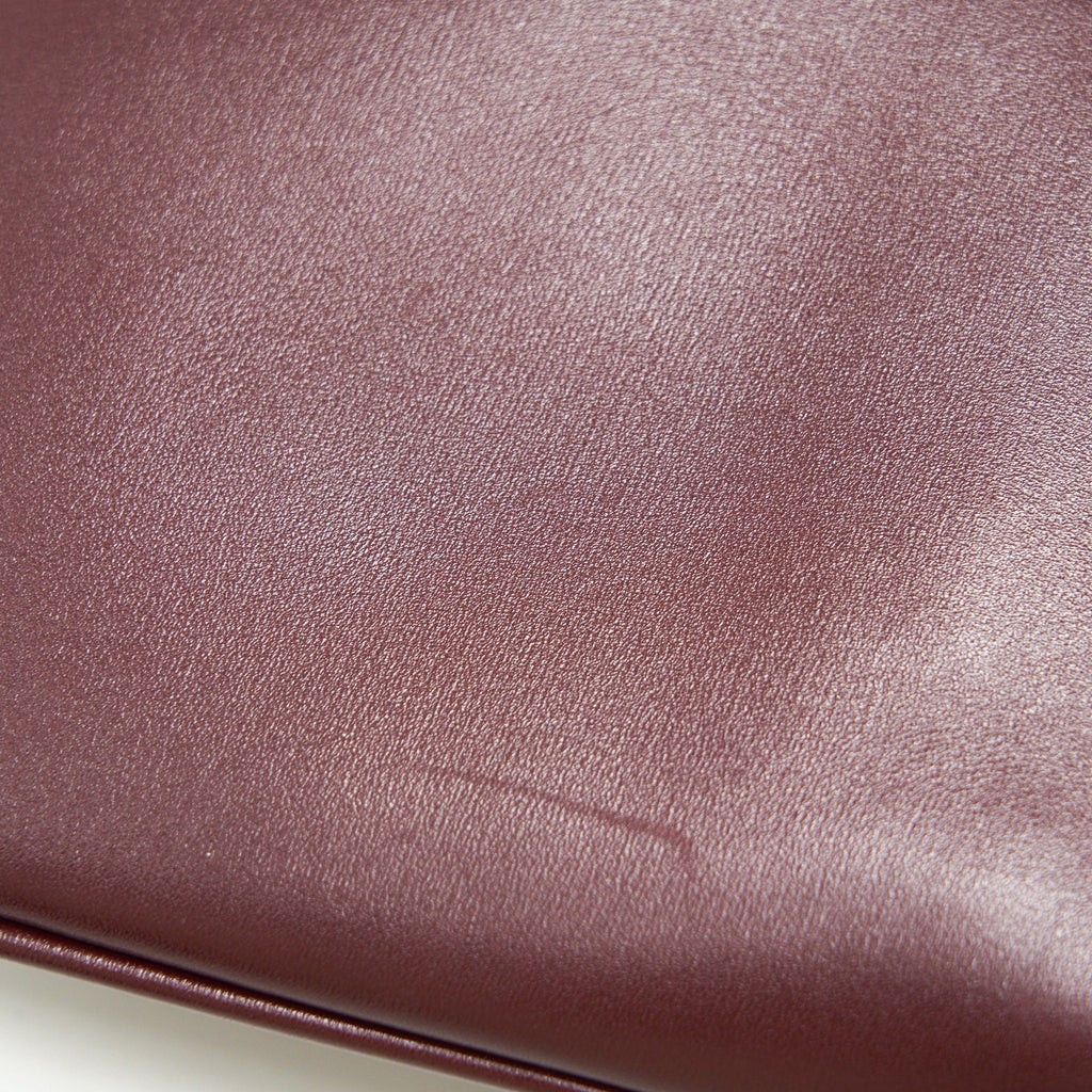 GUCCI ARLI SMALL SHOULDER BAG BURGUNDY WITH GHW