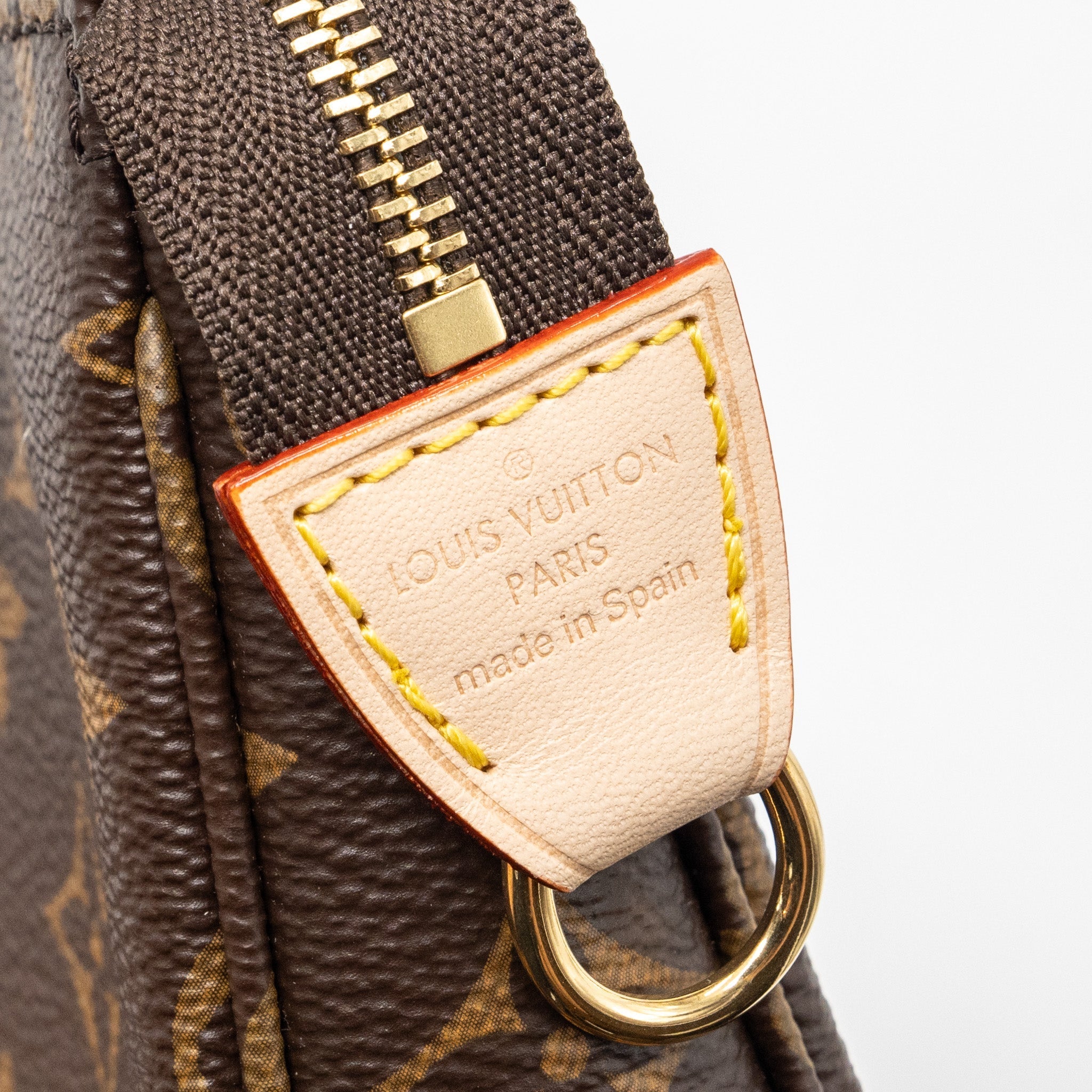 LOUIS VUITTON POCHETTE ACCESSORIES MONOGRAM CANVAS GHW